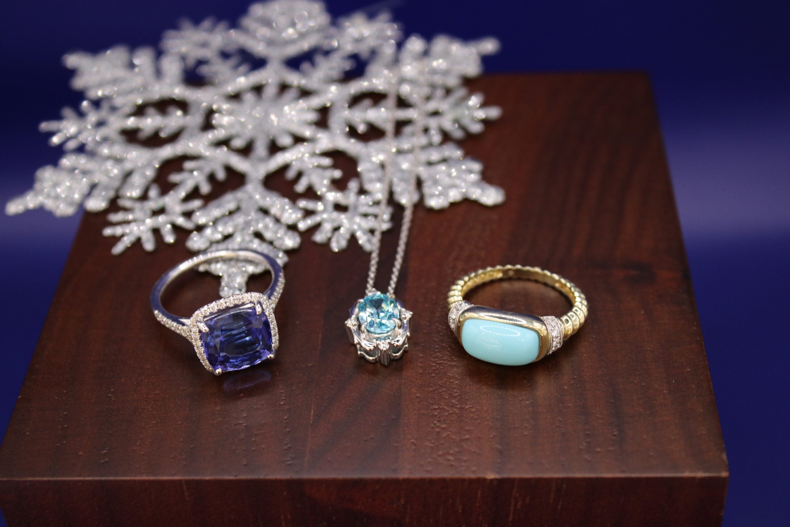 December Birthstones: Turquoise, Tanzanite, and Zircon