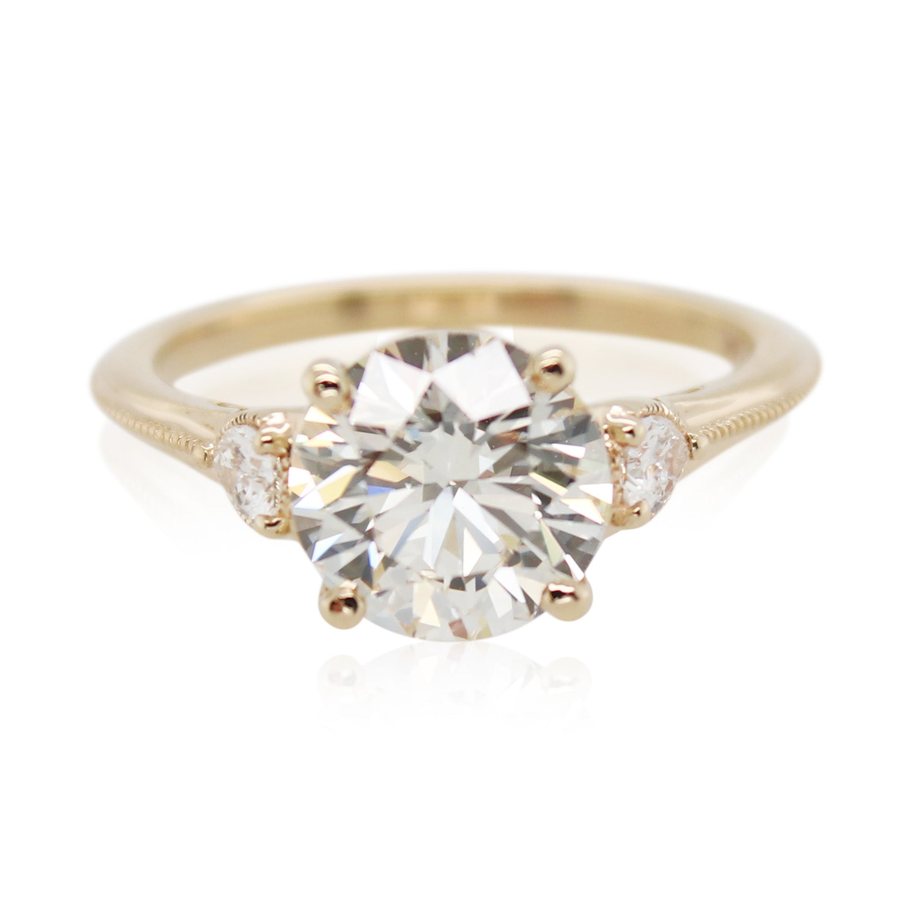 2.24ct Round Diamond Engagement Ring