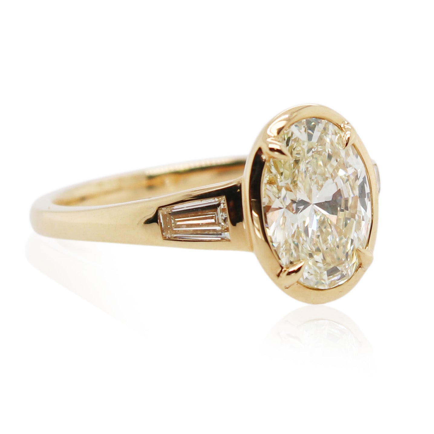 Diamonds of Wonder Bezel Set Oval Ring