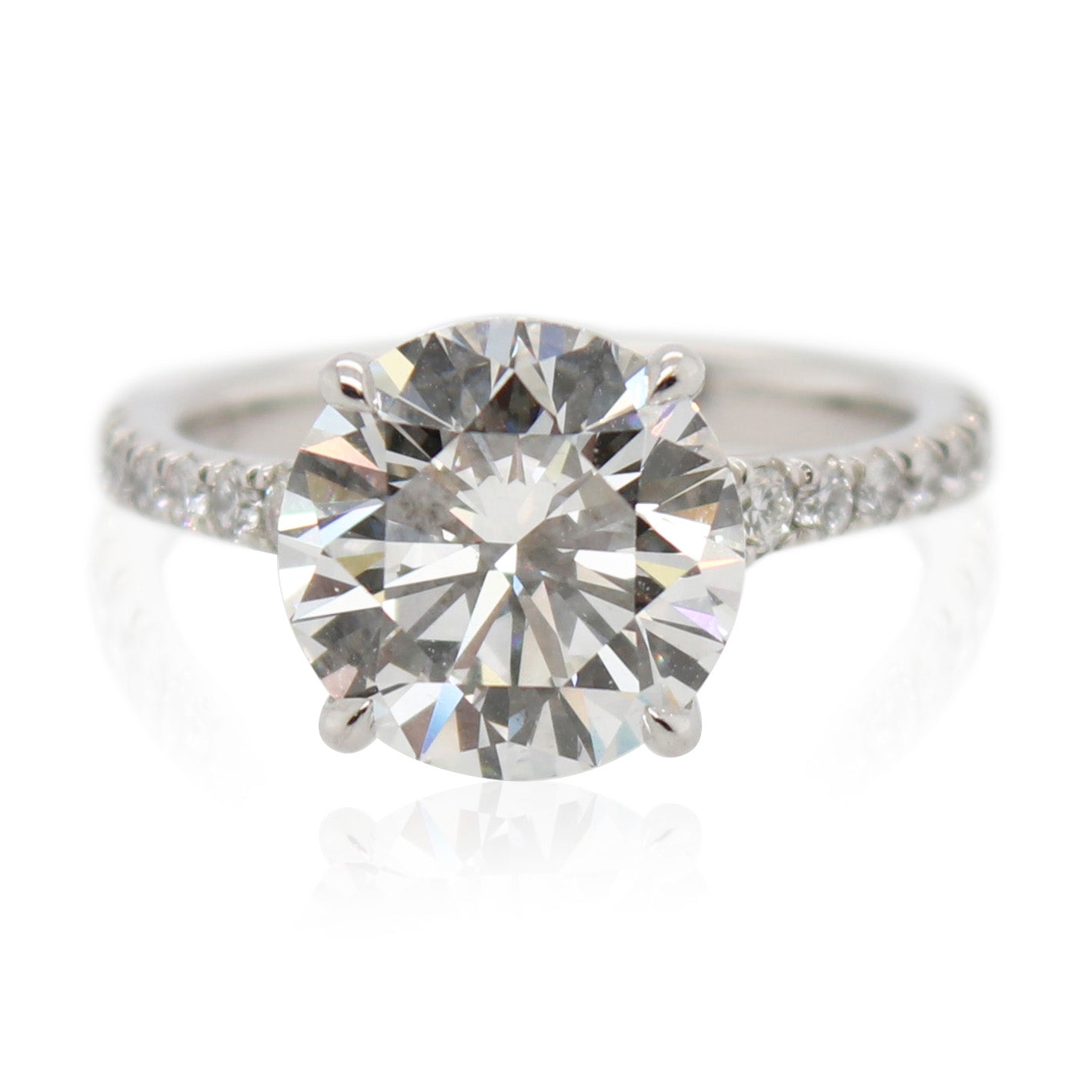 Diamonds of Wonder 4.03ct Round Diamond Ring