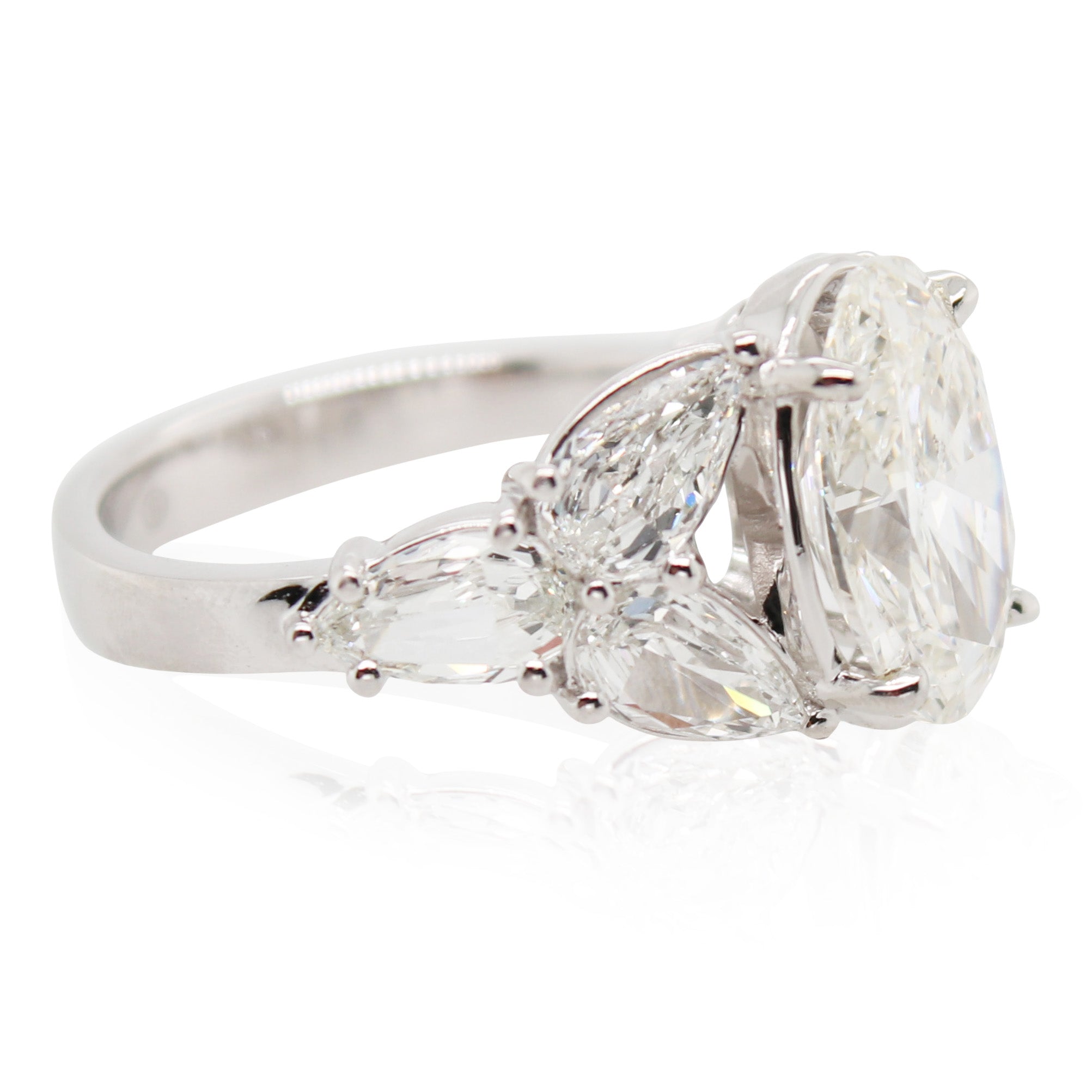Diamonds of Wonder 3.51ct Oval Diamond Ring