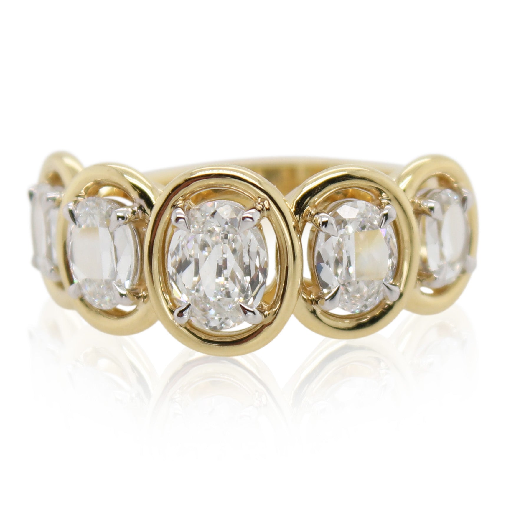 Christopher Designs 5 Diamond Ring