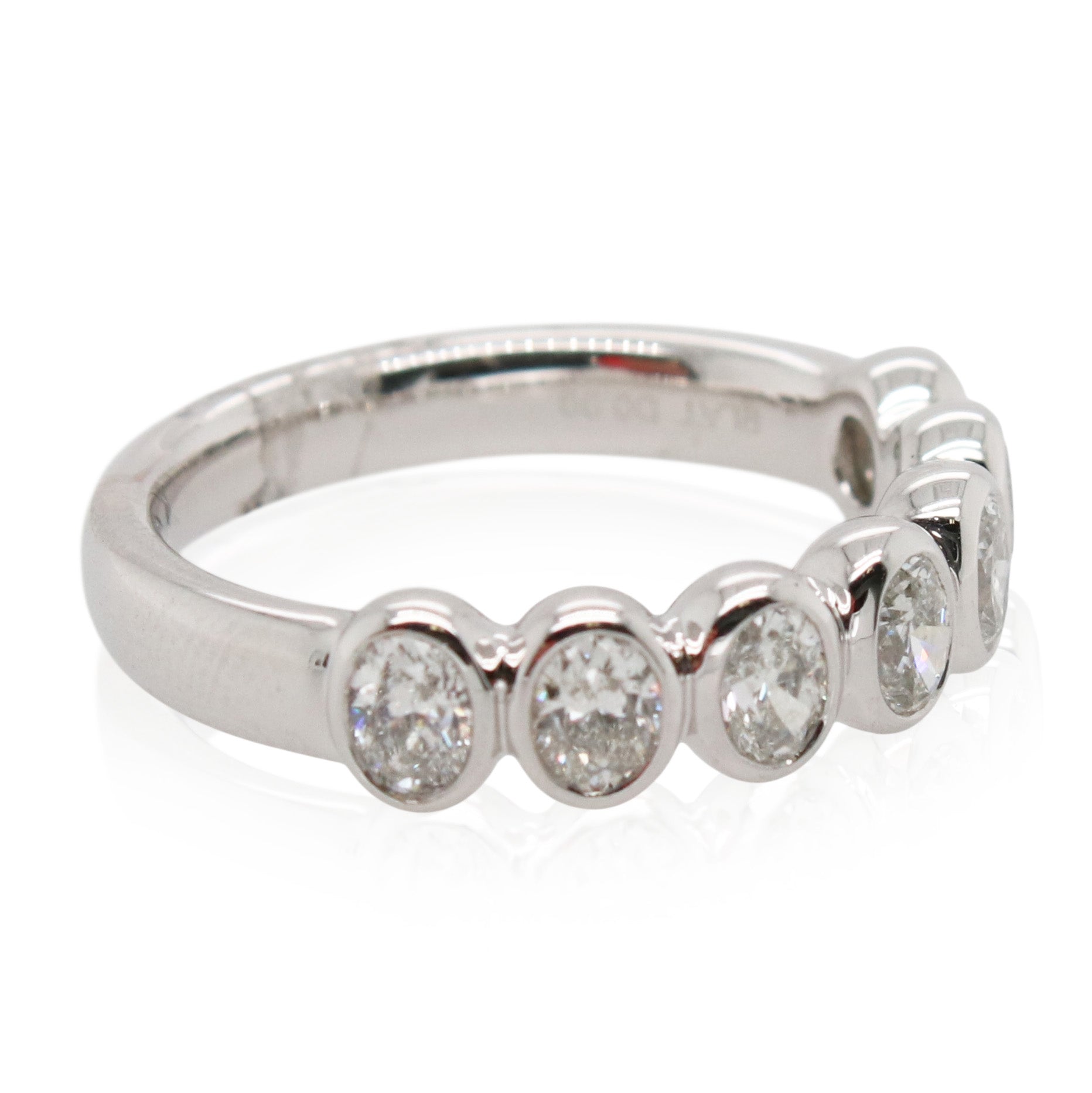 0.99ct Total Weight 7 Diamond Band