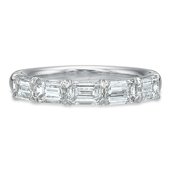 Emerald Cut 5 Stone Band