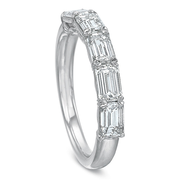 Emerald Cut 5 Stone Band
