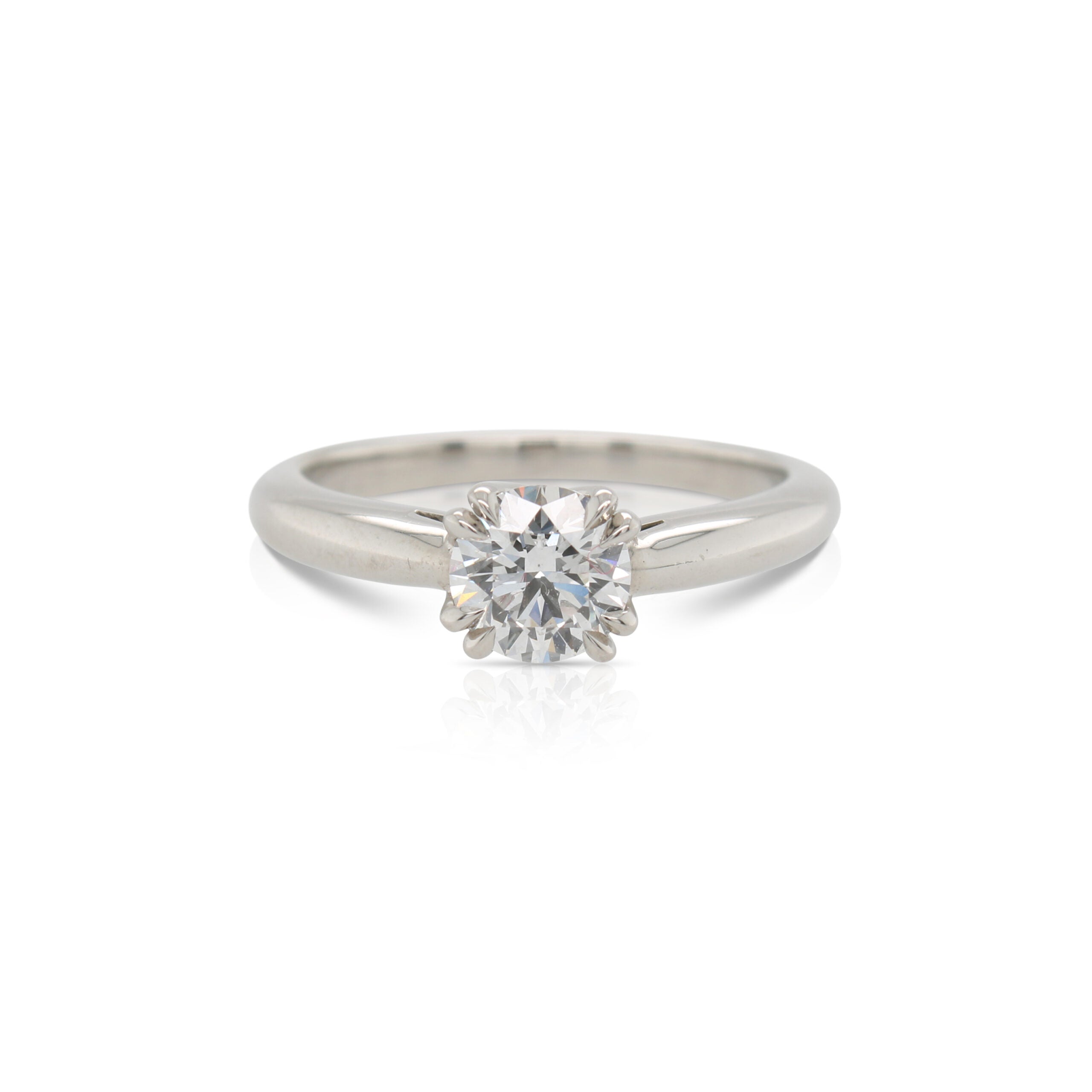 0.74ct Diamond Solitaire Engagement Ring