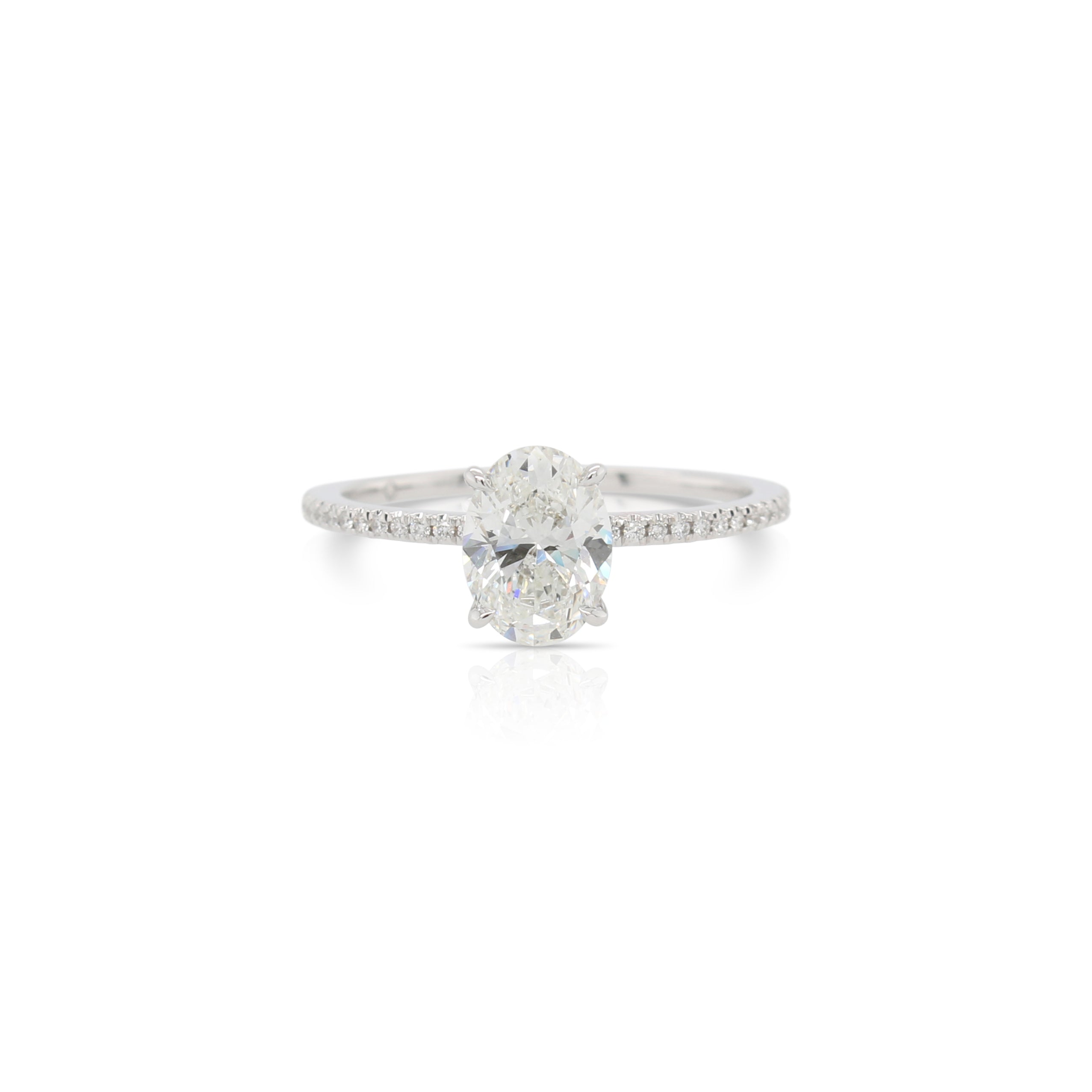 Oval Diamond Engagement Ring