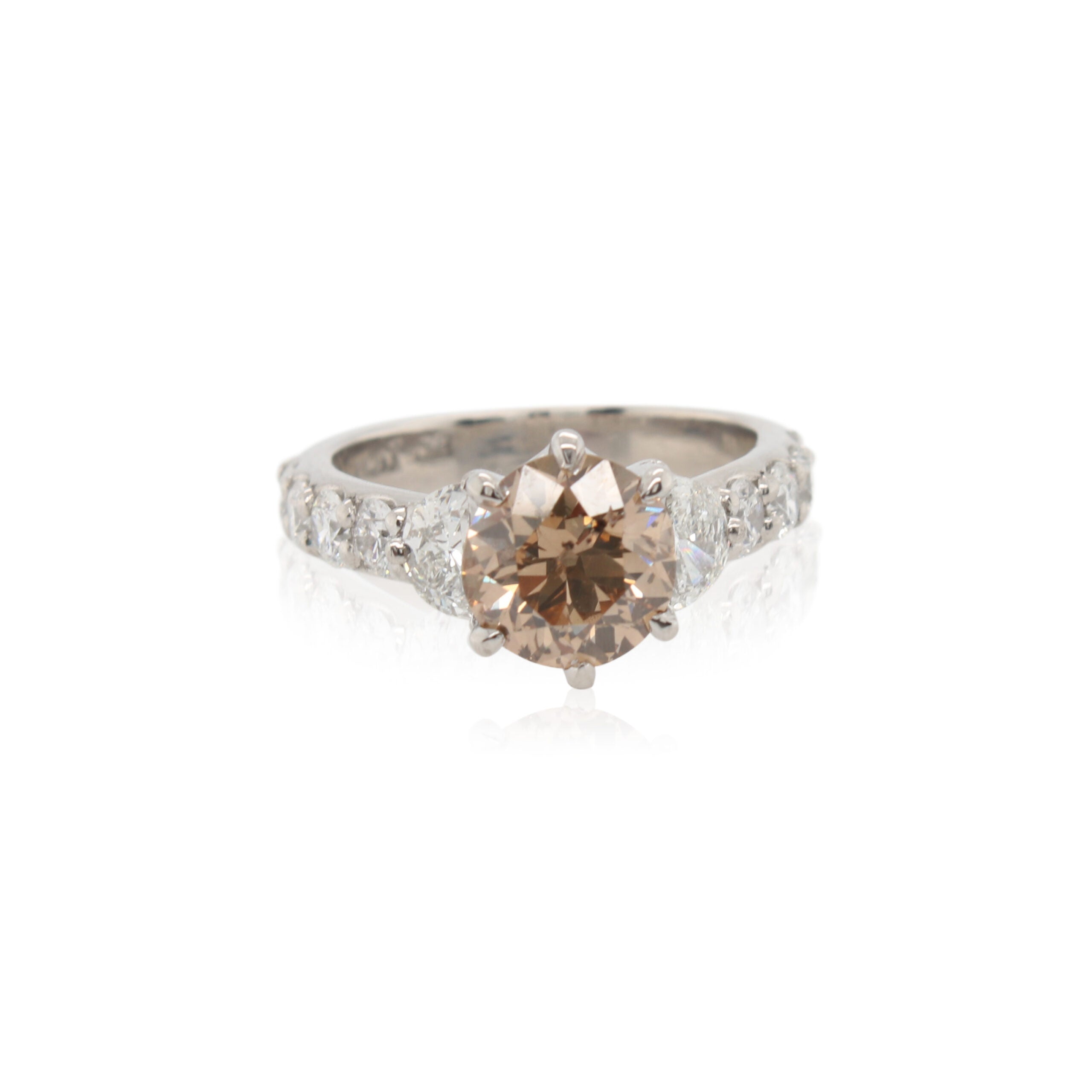 Fancy Light Brown Diamond Ring