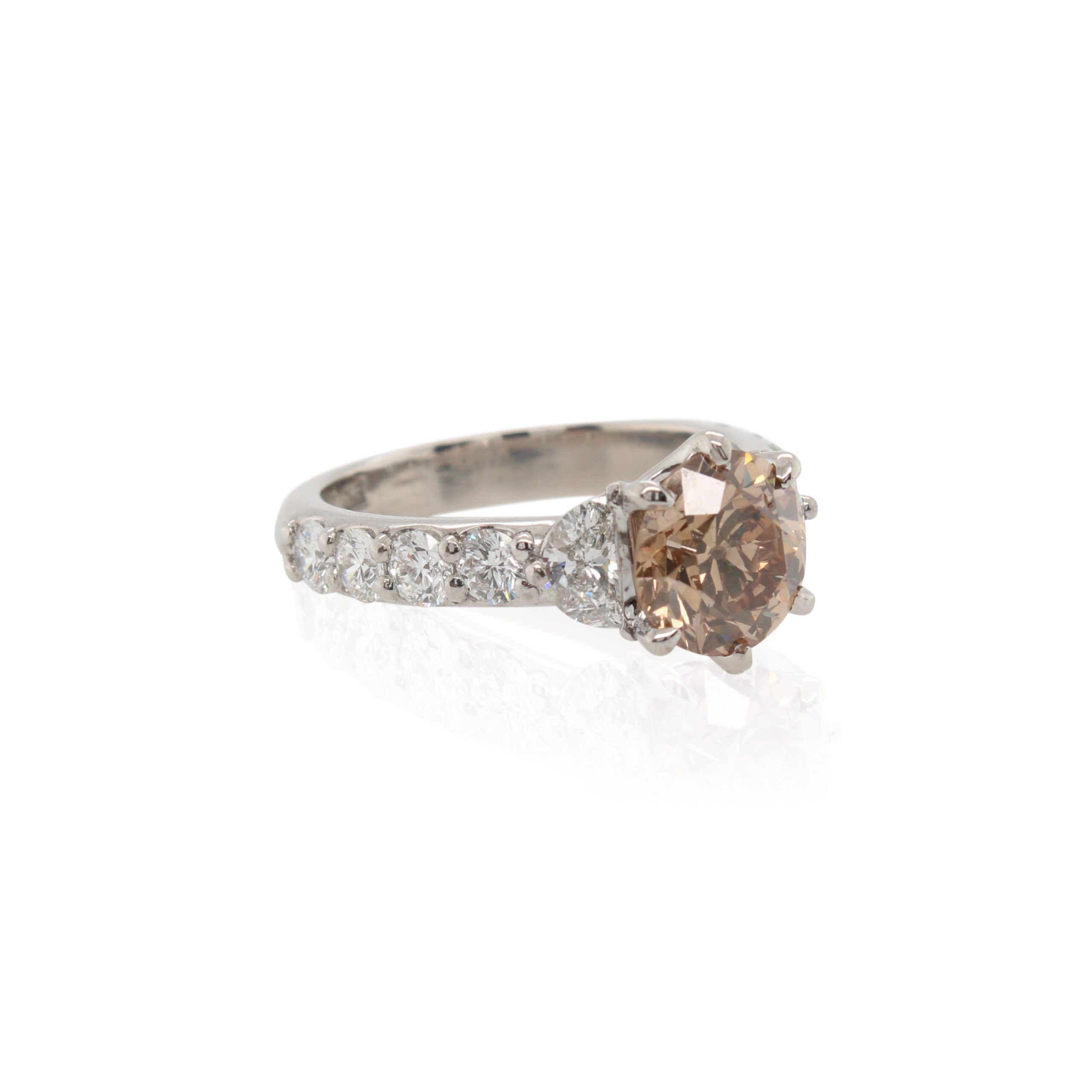 Fancy Light Brown Diamond Ring