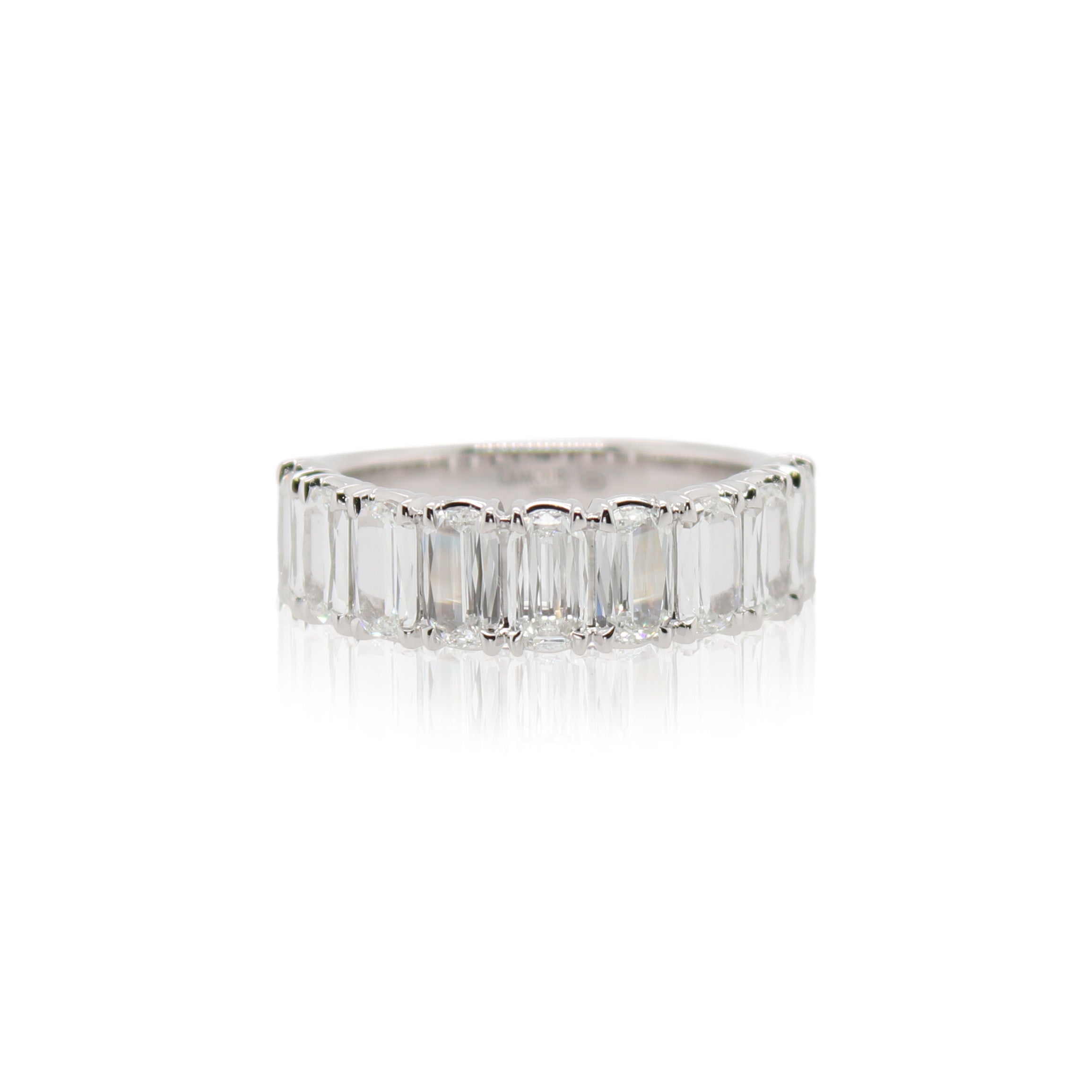 L'Amour Crisscut 9 Stone Band
