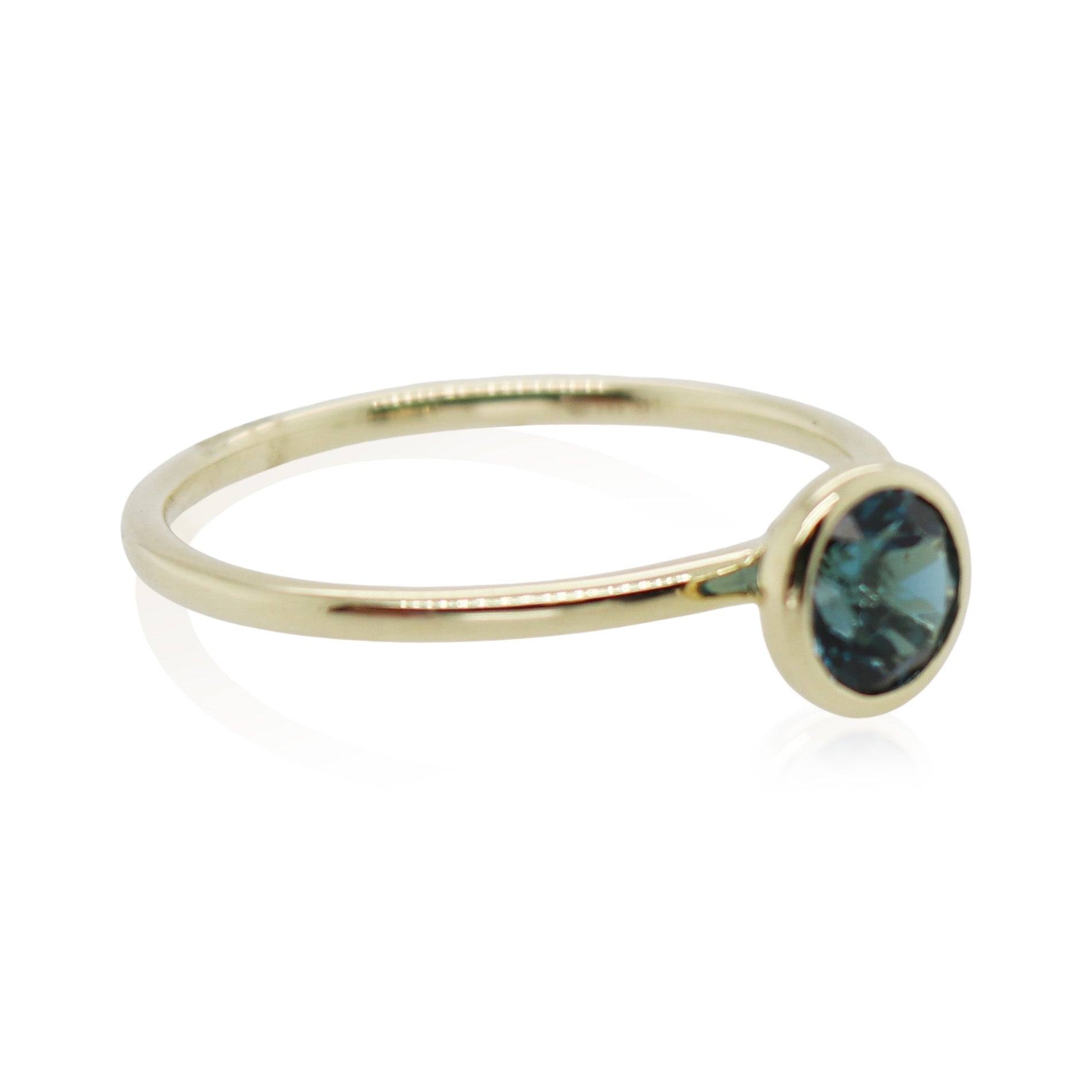 0.57ct London Blue Topaz Solitaire Ring