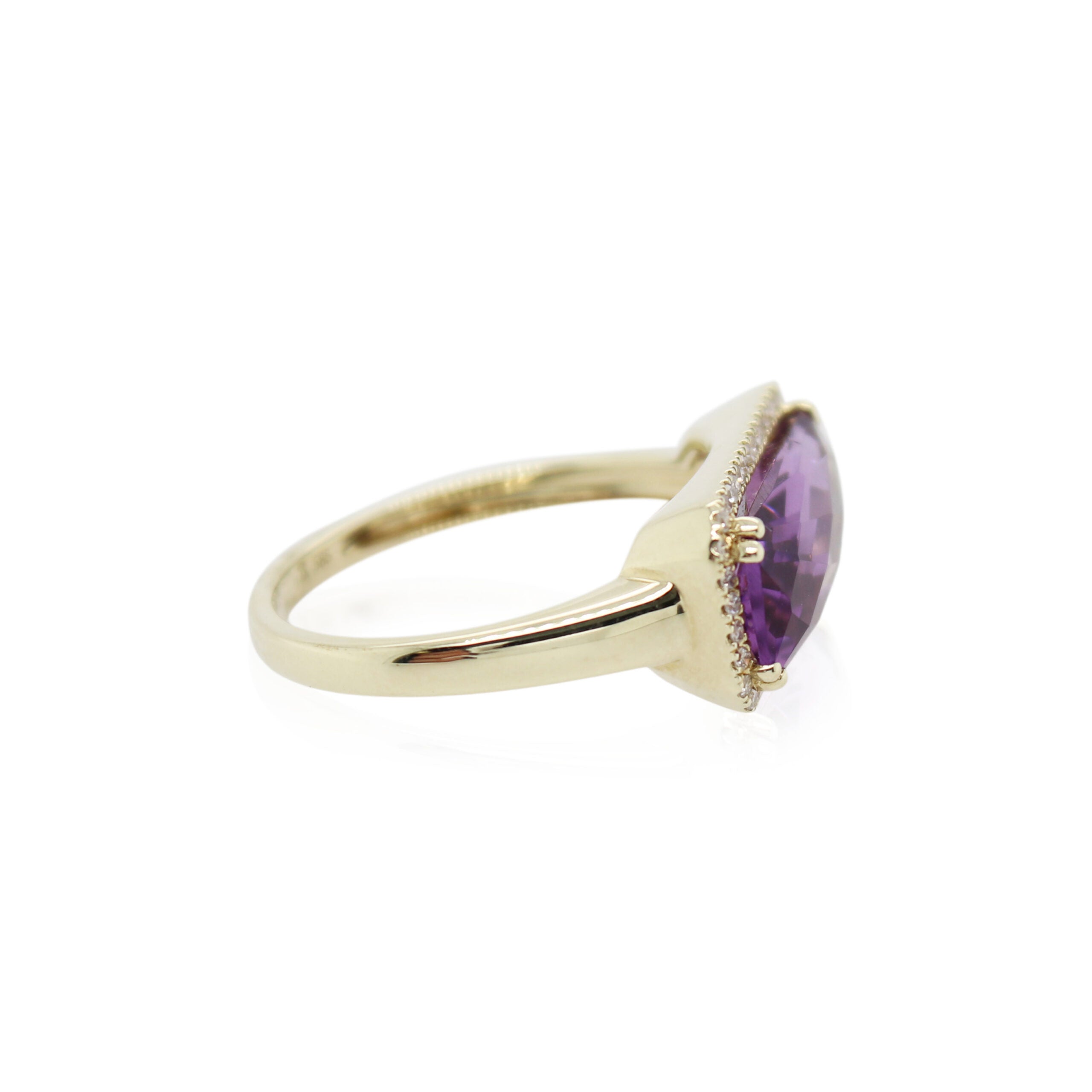 3.00ct Amethyst and Diamond Ring