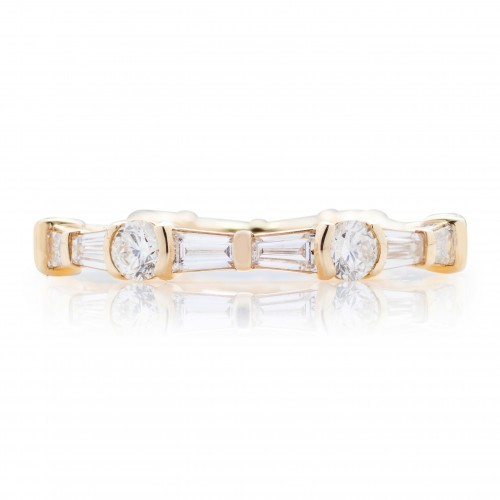 Yellow Gold Diamond Band