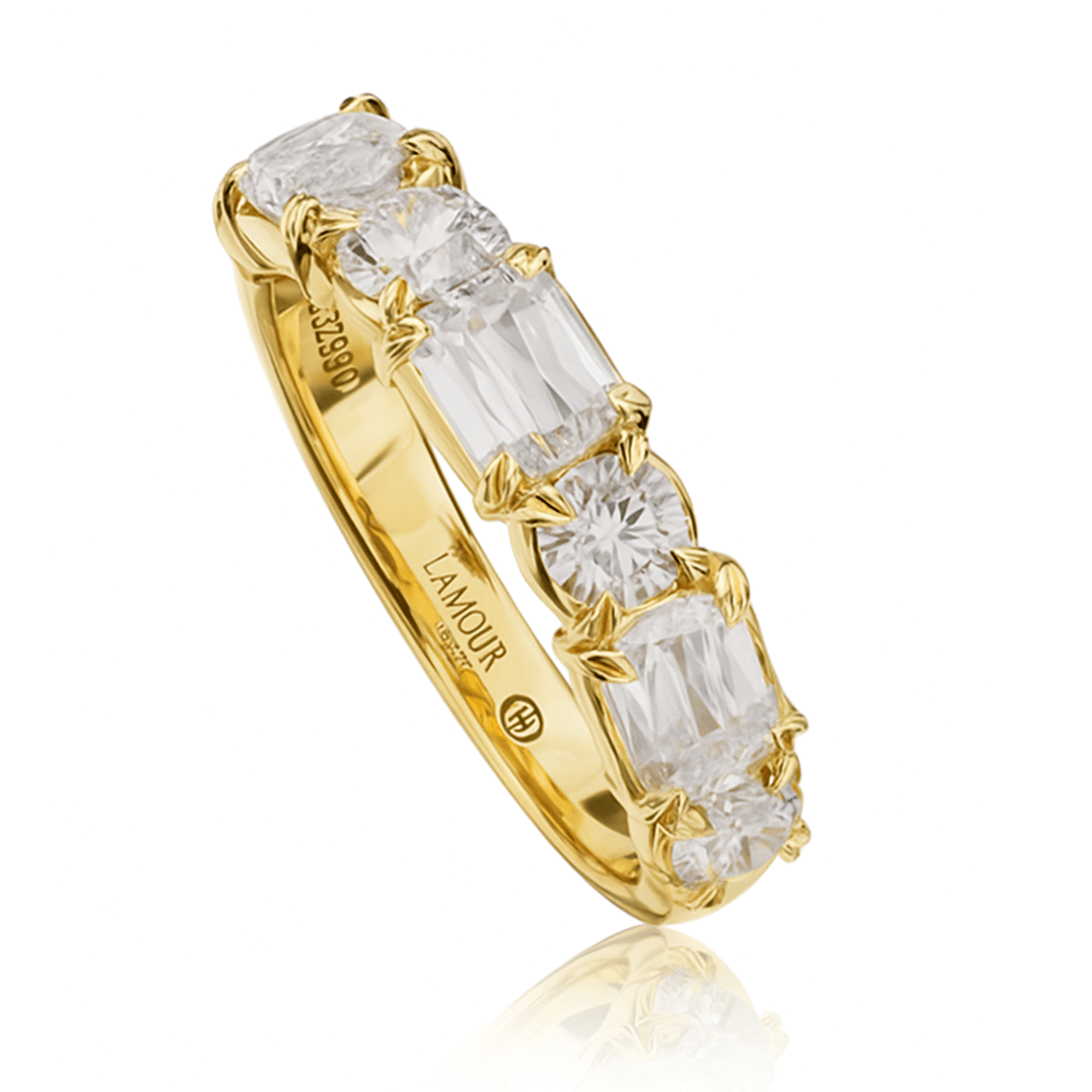 Crisscut New York 0.99 Total Carat Diamond Band