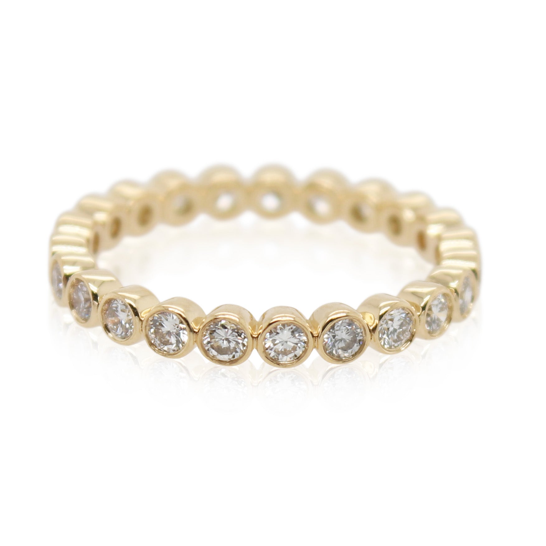 Precision Set Bezel Set Diamond Eternity Band