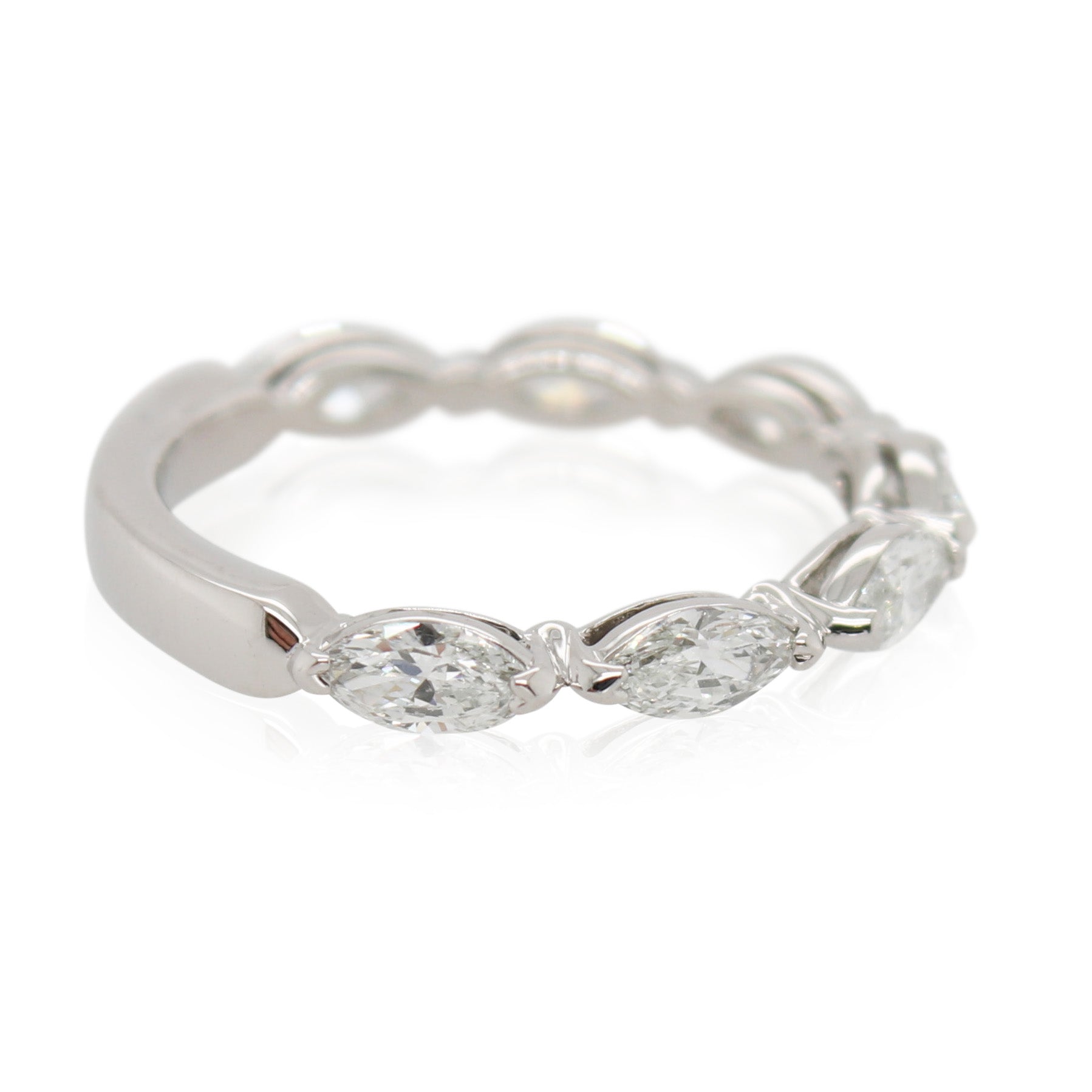 Platinum Marquise Diamond Grand Aire Band