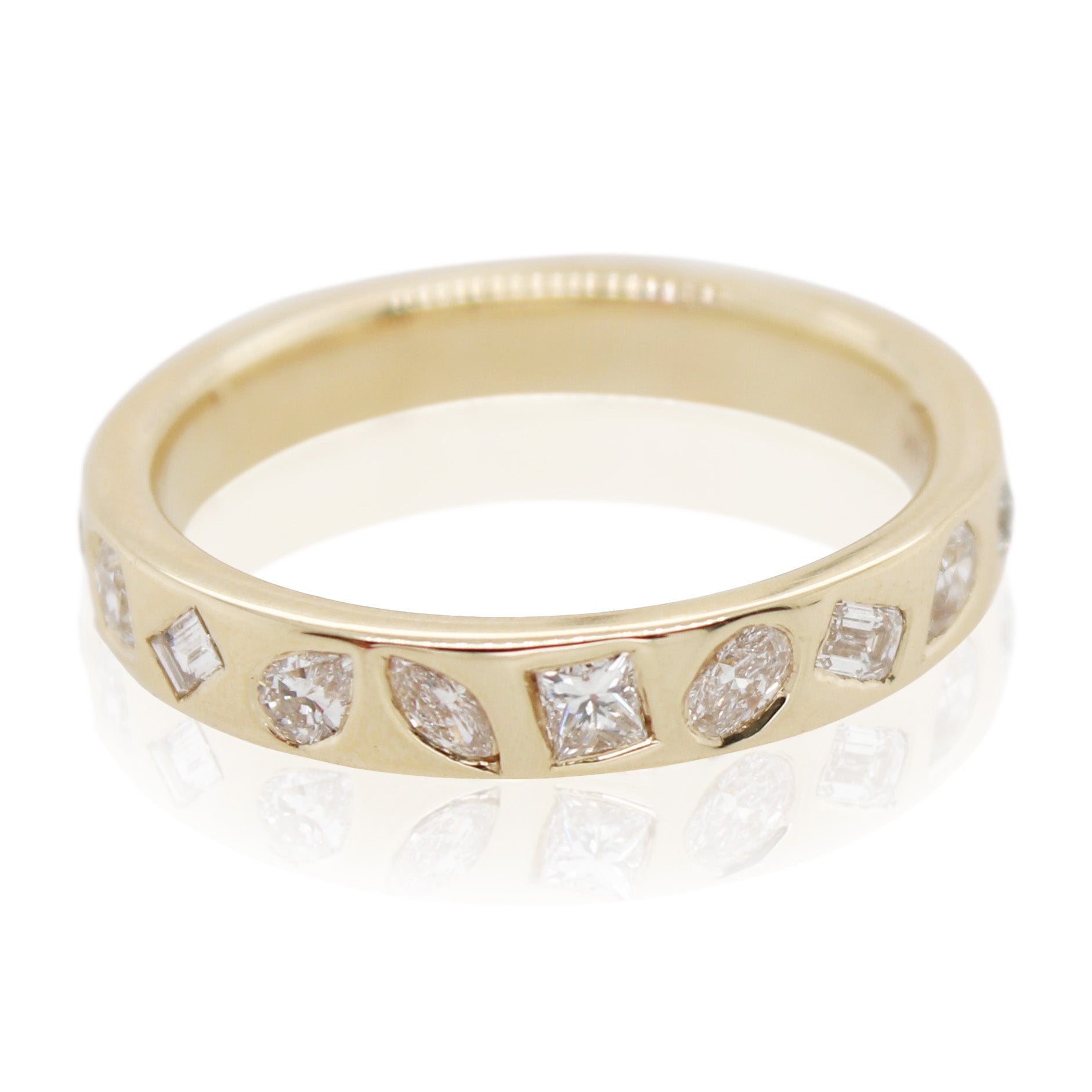 Yellow Gold Diamond Wedding Band