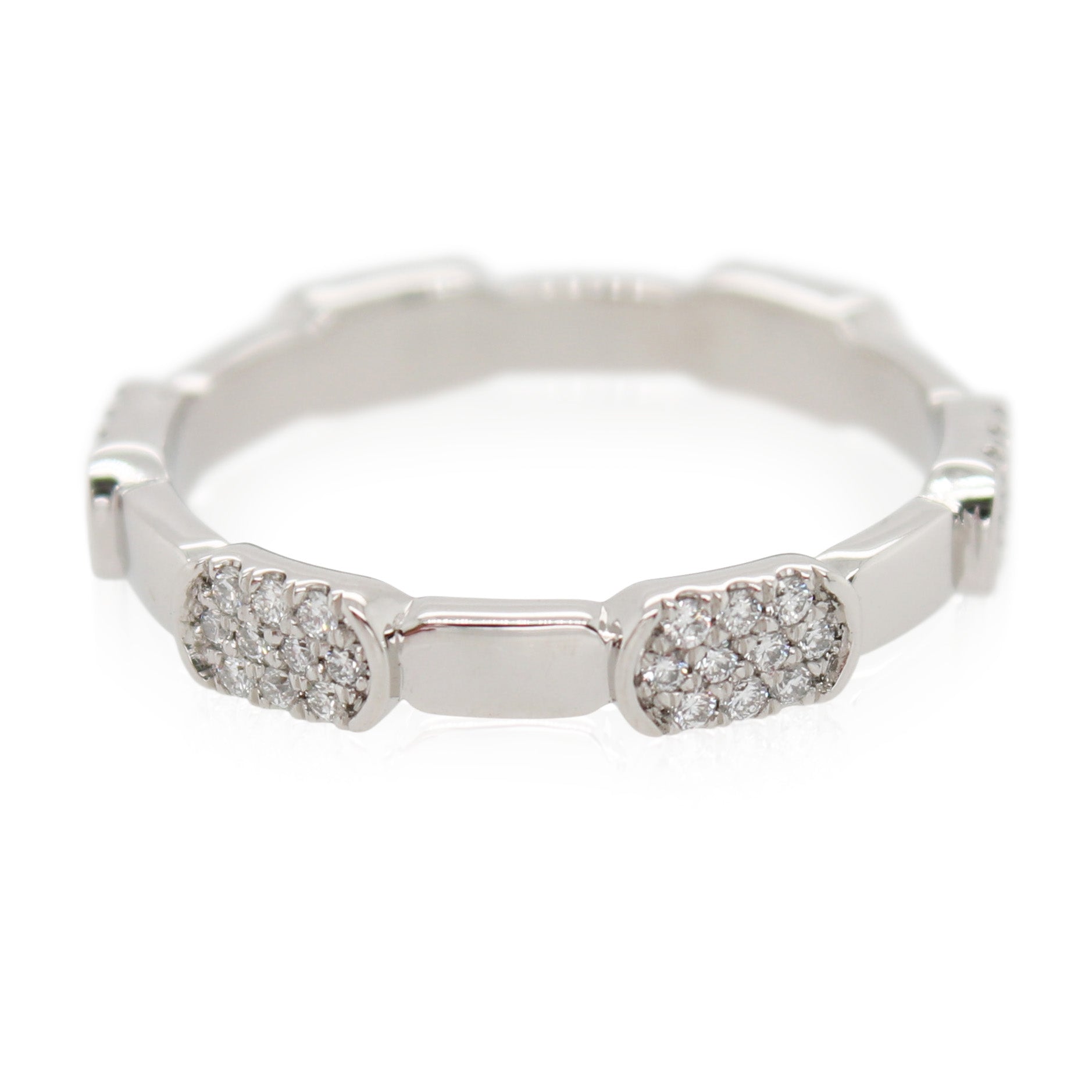 Precision Set Platinum Diamond Eternity Band