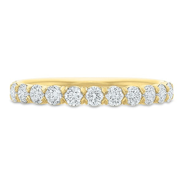 Precision Set Yellow Gold 11 Diamond Band