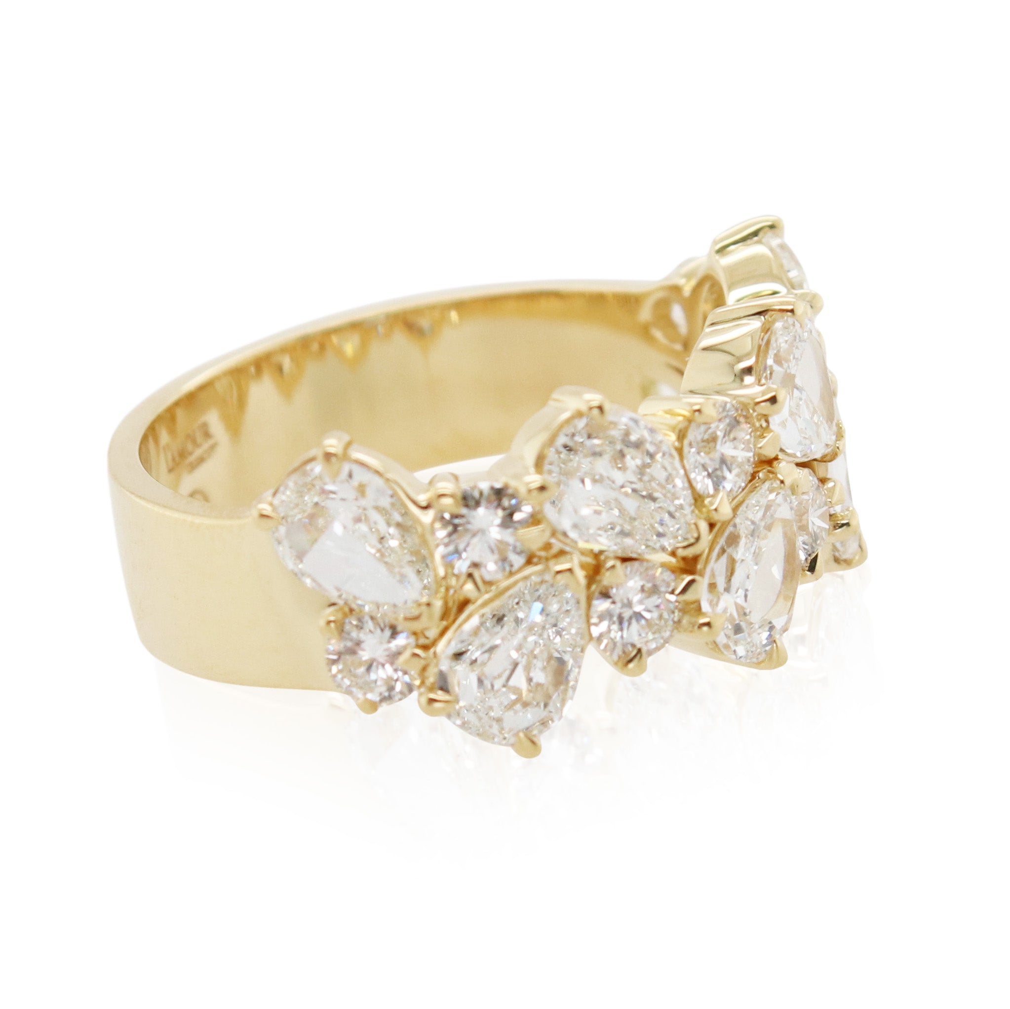 Crisscut New York Double Row Diamond Band