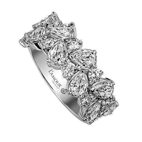 Crisscut New York Multi-Shape Diamond Band