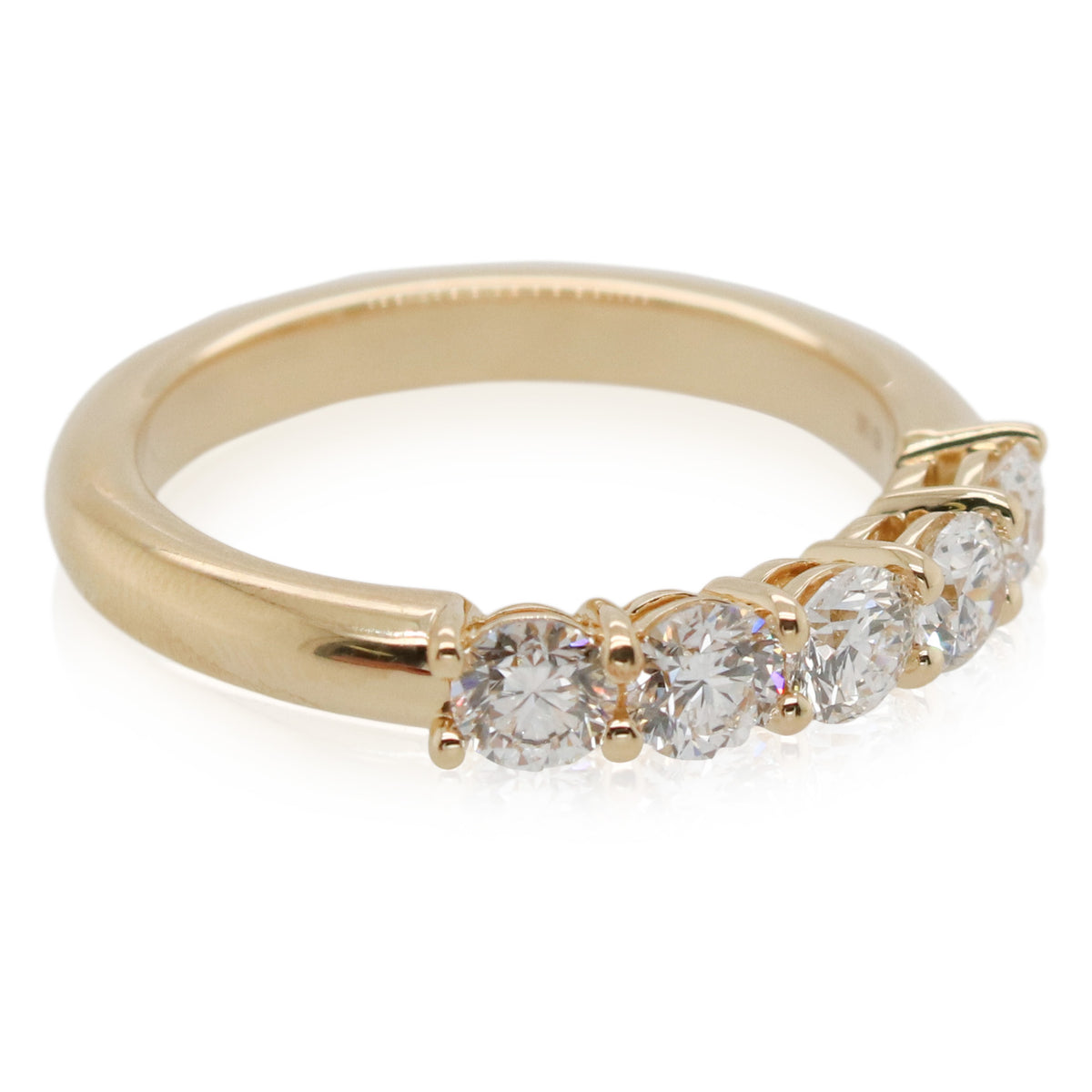 1.00ct Total Weight 5 Diamond Anniversary Band