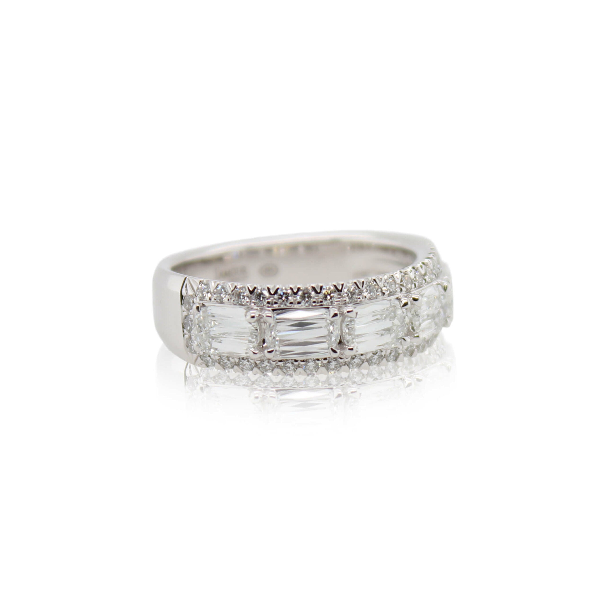 Crisscut Diamond Band