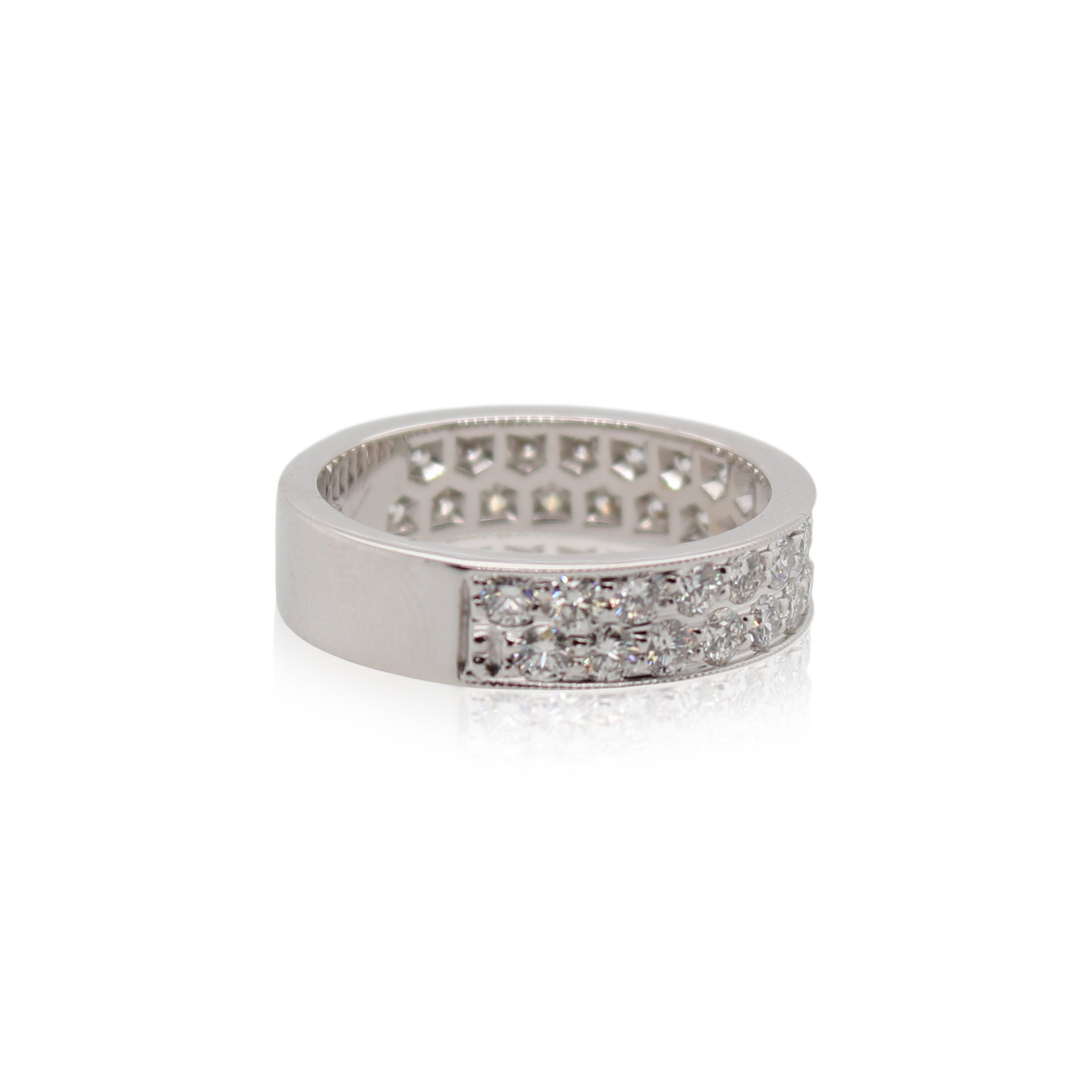 White Gold Diamond Band