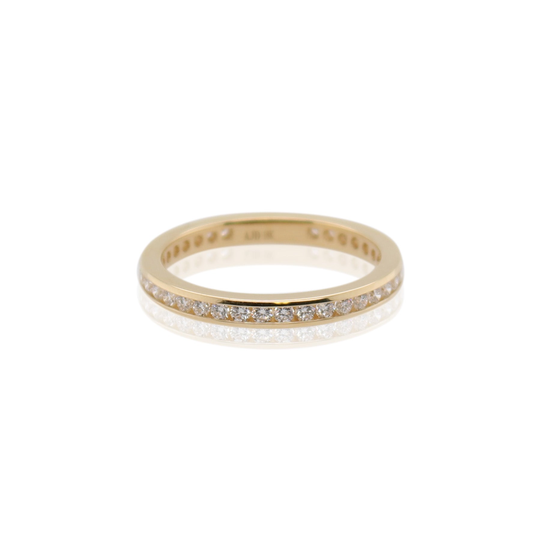 Yellow Gold Diamond Eternity Band