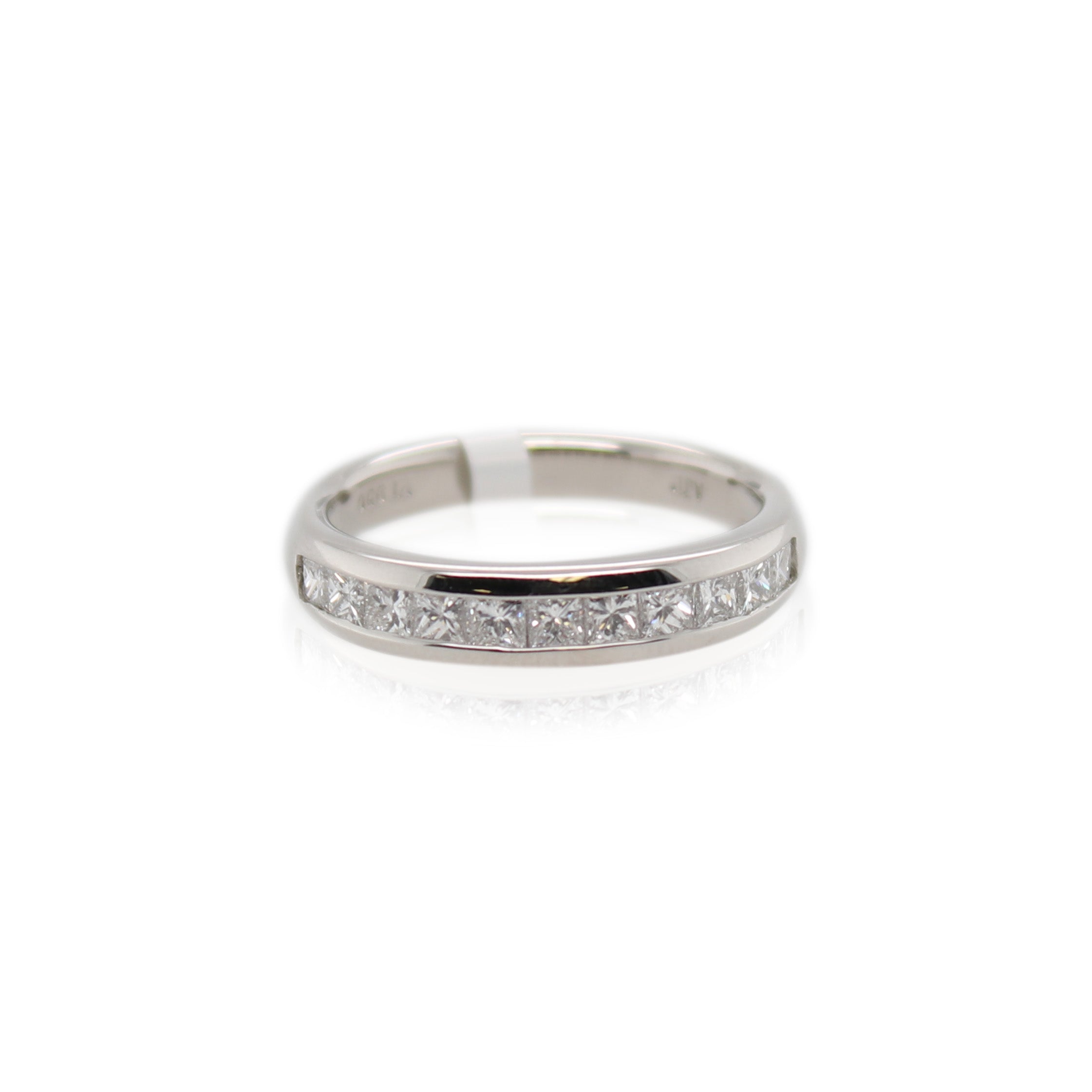 0.77 Total Carat Princess Cut Diamond Anniversary Band