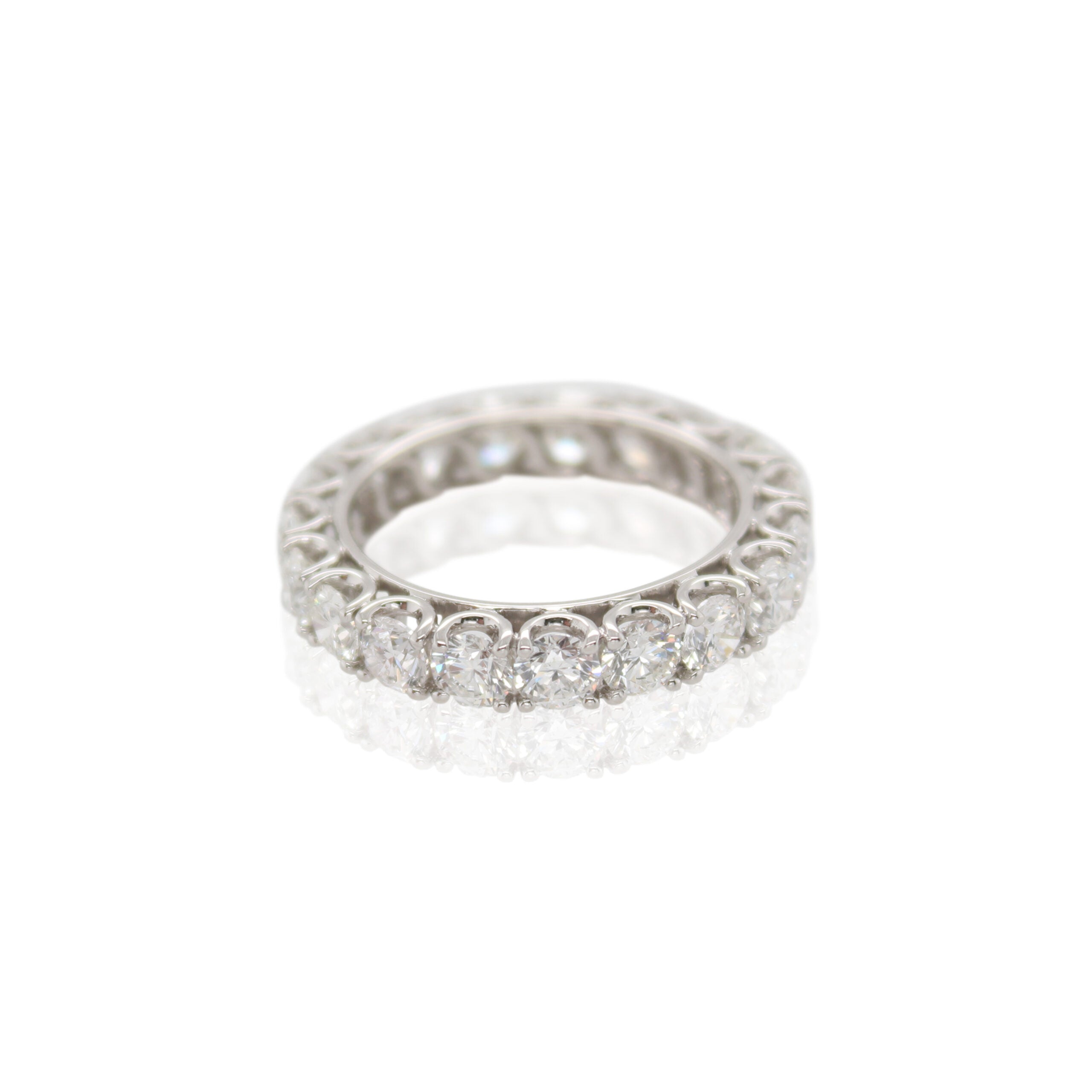 Platinum Diamond Eternity Band