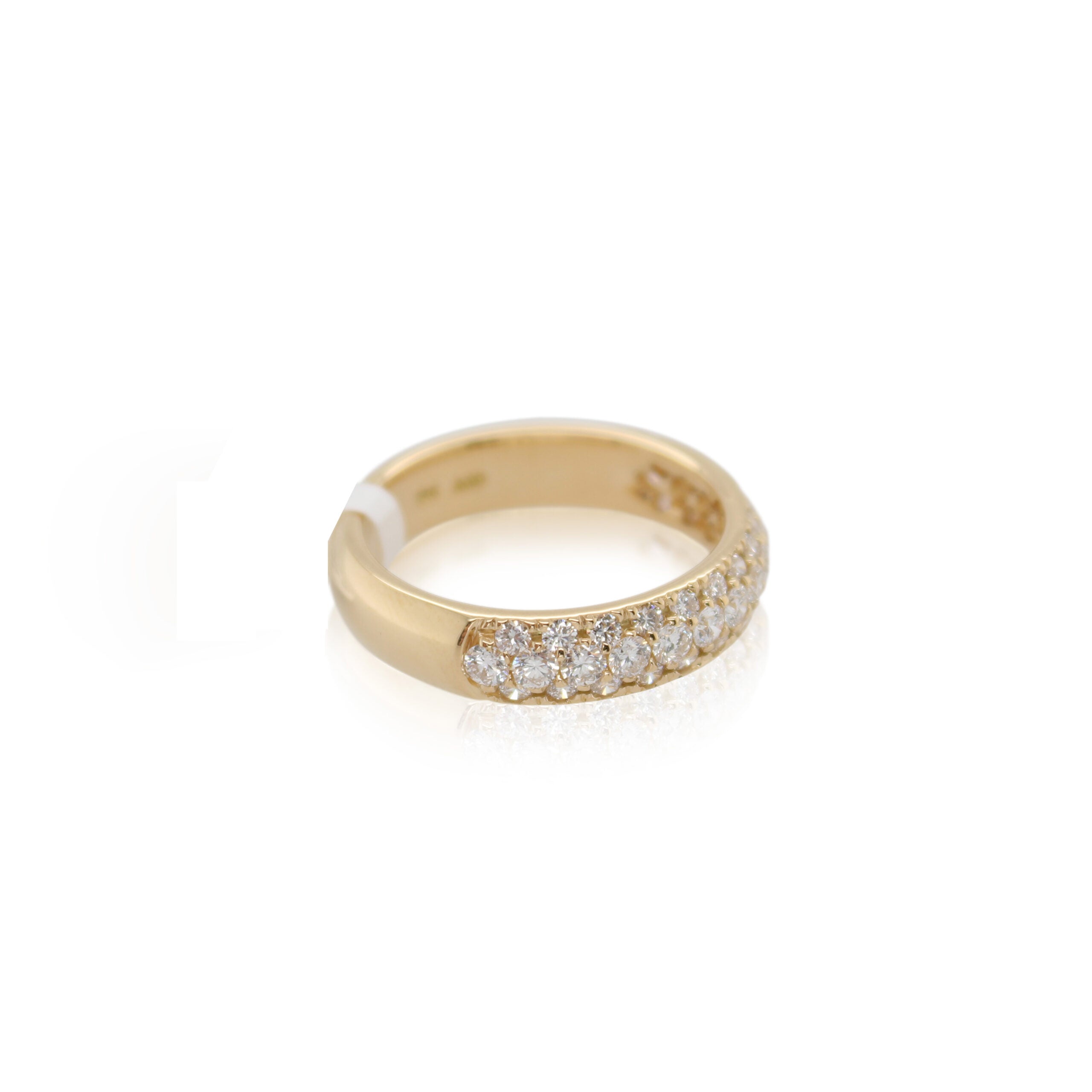 Half Round Diamond Band