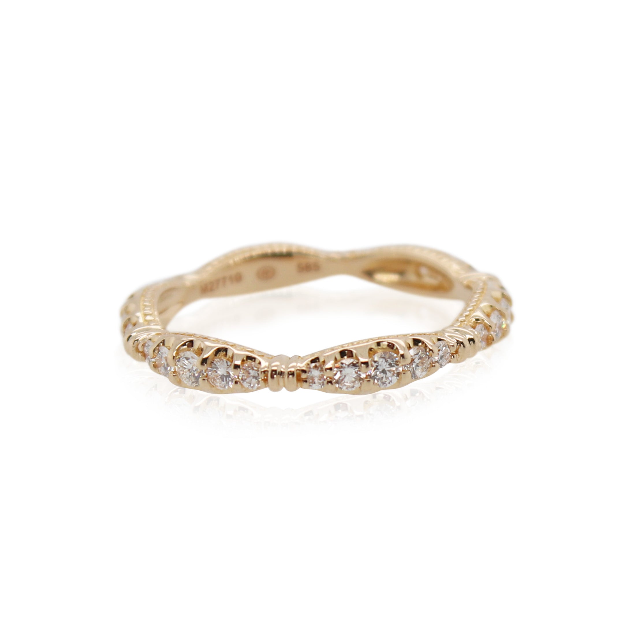 Yellow Gold Diamond Eternity Band