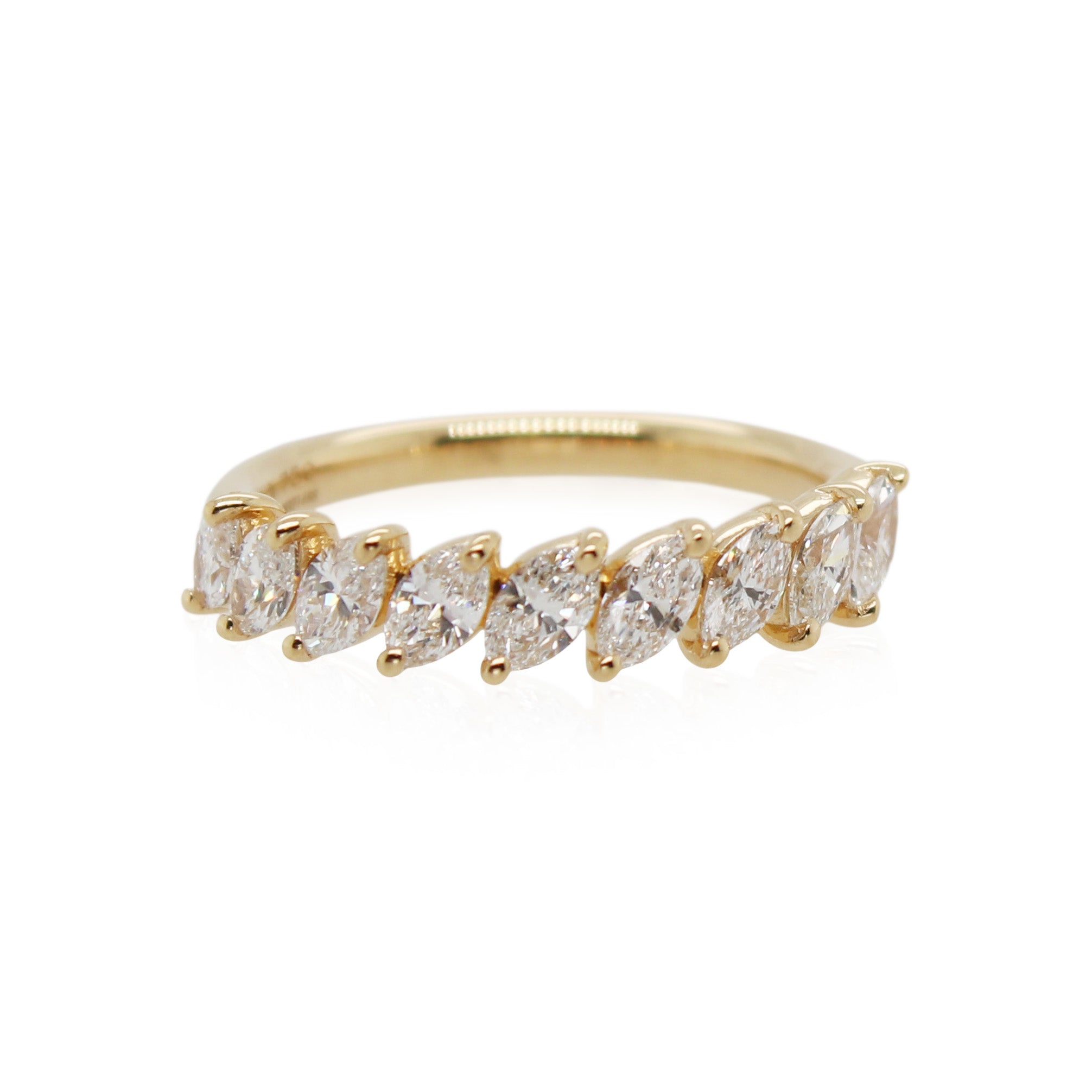Yellow Gold Grand Aire Diamond Band
