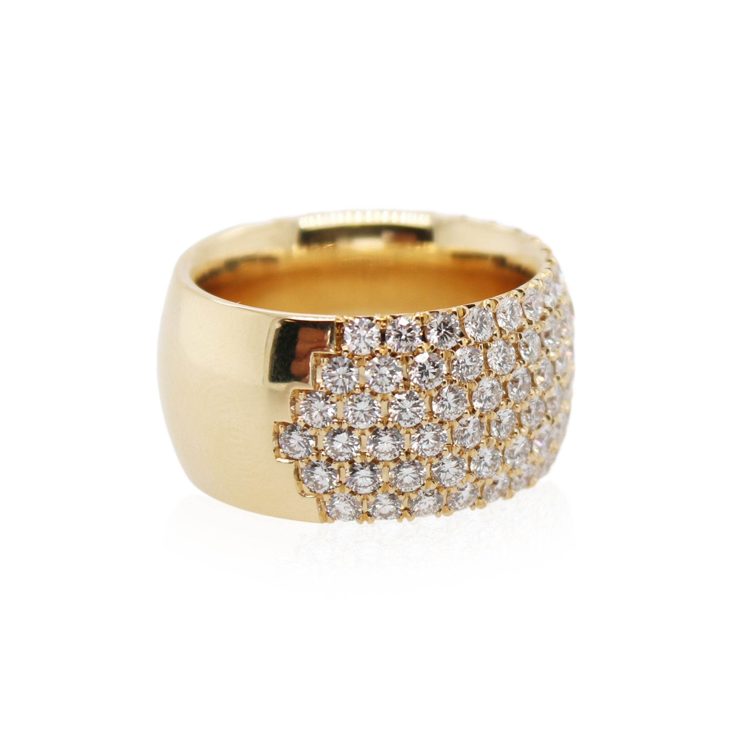 6 Row Diamond Band