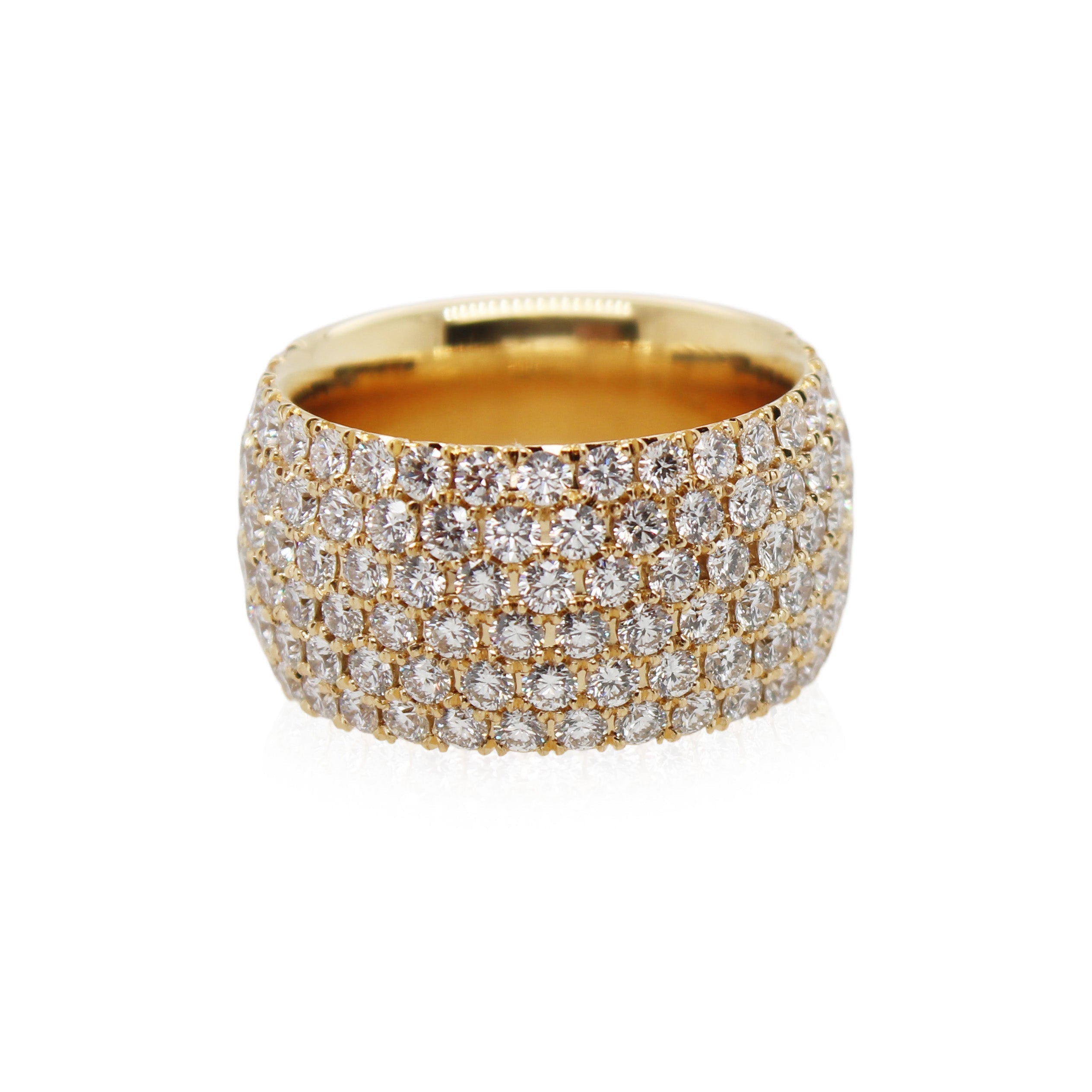 6 Row Diamond Band