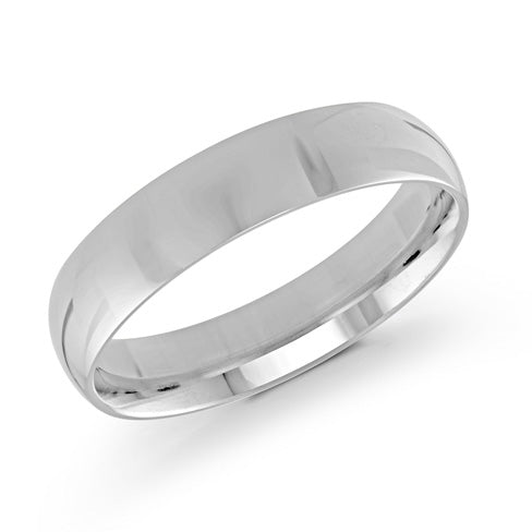 5mm Platinum Polished Wedding Band