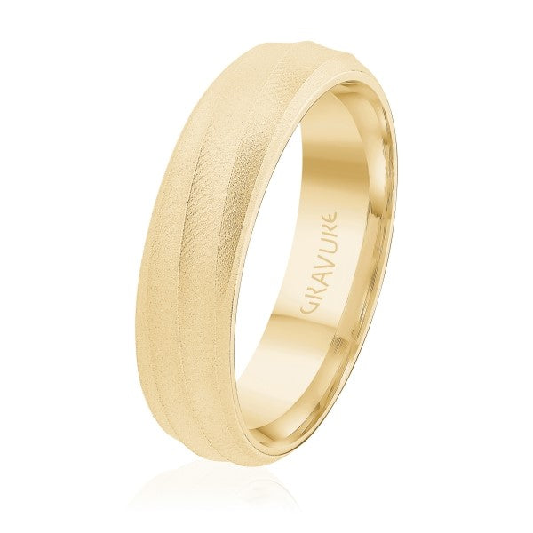 6mm Satin Brushed Wedding Band