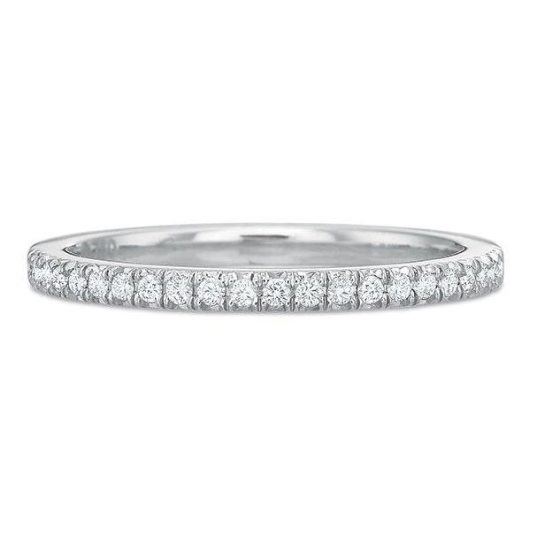 Precision Set Diamond Half Eternity Band
