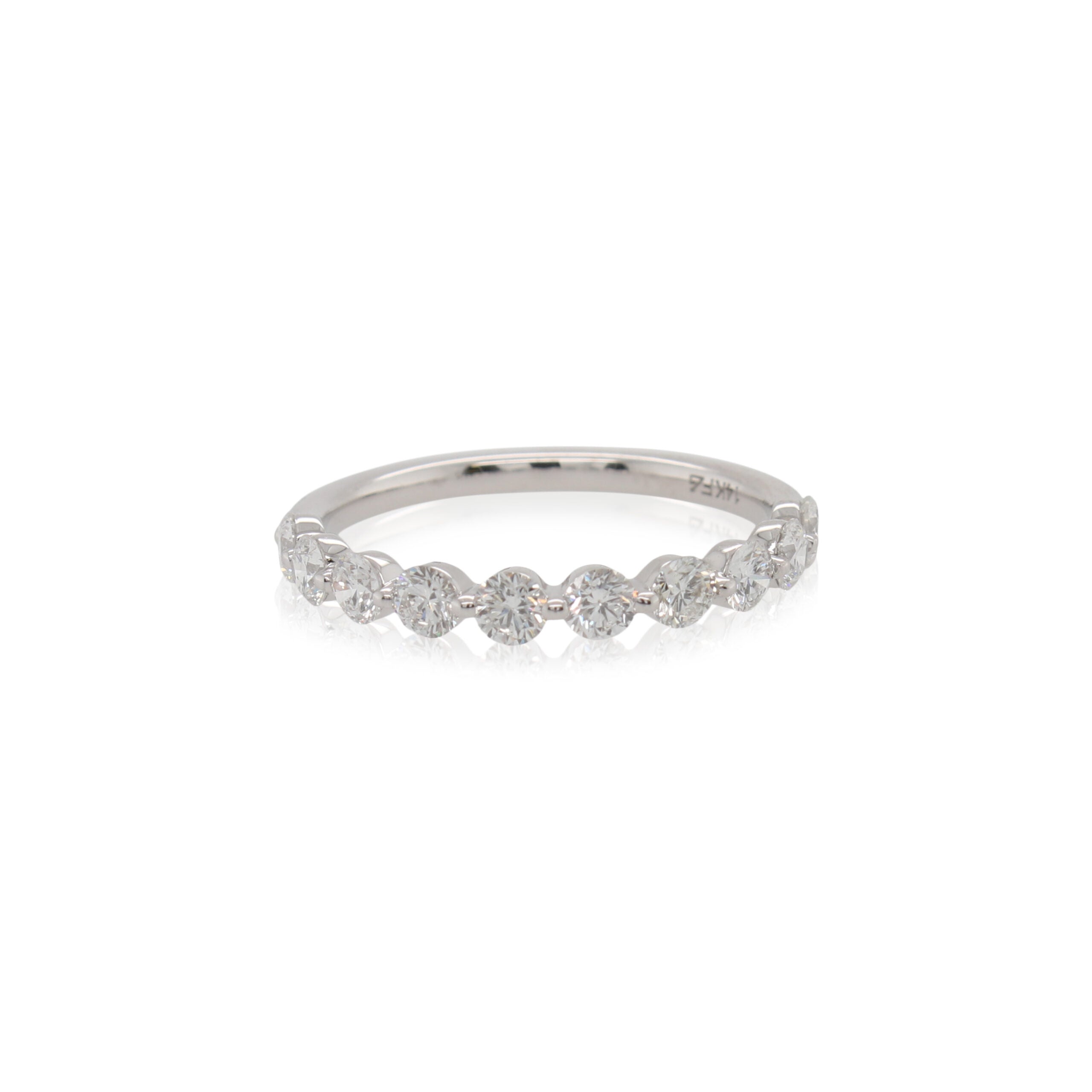 Half Round Diamond Band