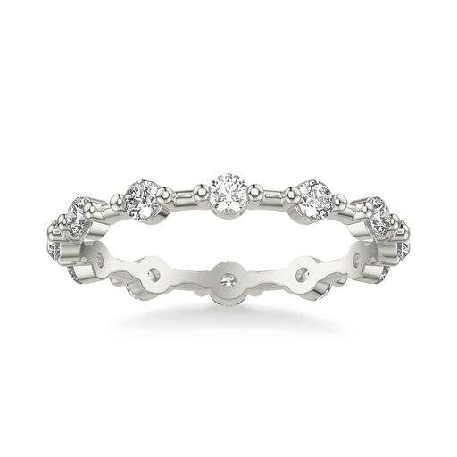 12 Stone Diamond Eternity Stackable Band
