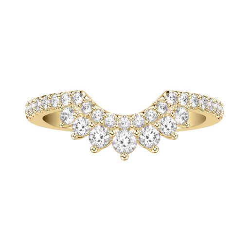 Gradient Diamond Tiara Contour Band