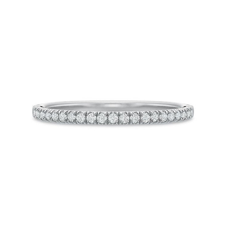 New Aire Solitaire Half Round Band