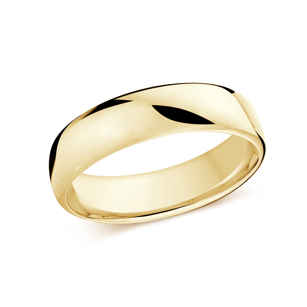 6mm Yellow Gold Band
