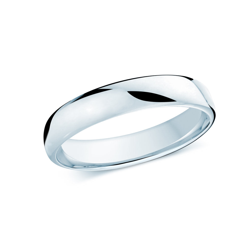 White Gold 4mm Band