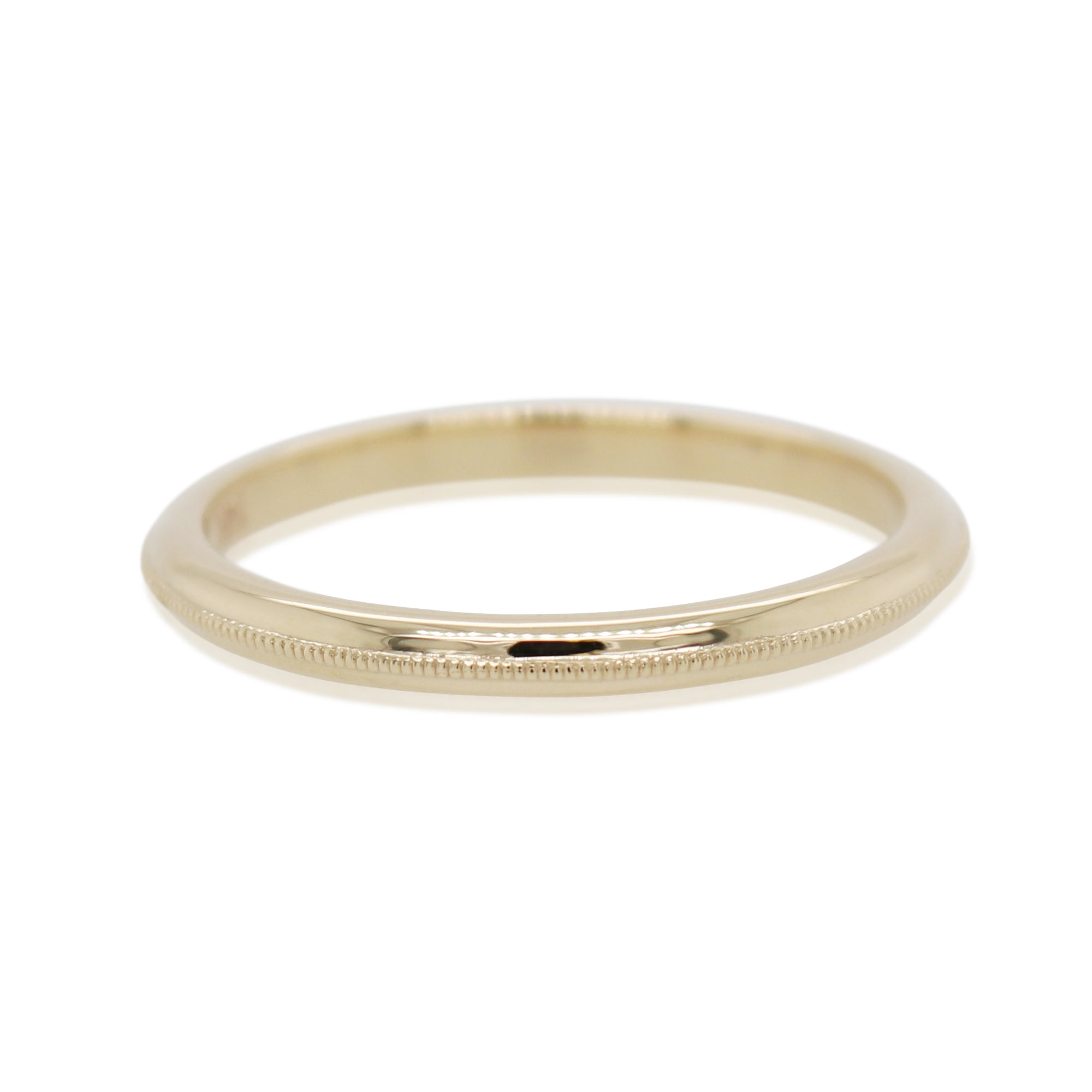 Milgrain Knife Edge Band