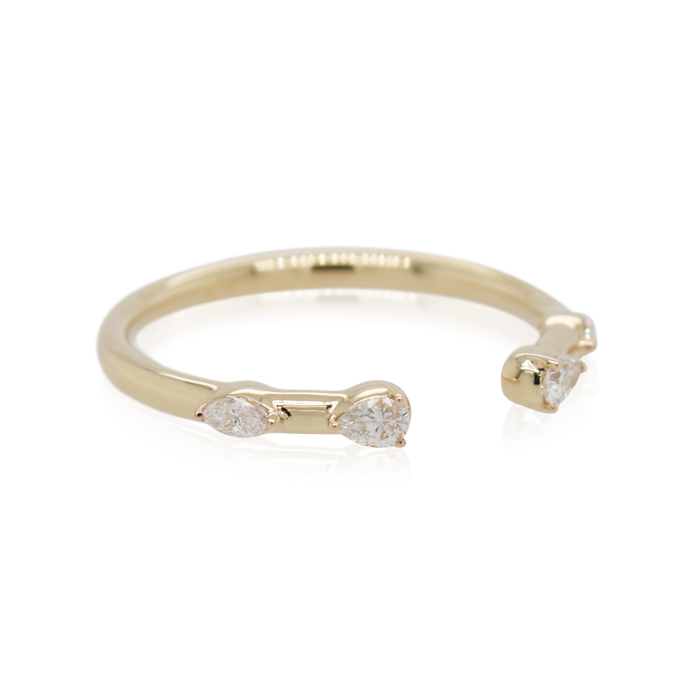 Marquise and Pear Shaped Diamond Band