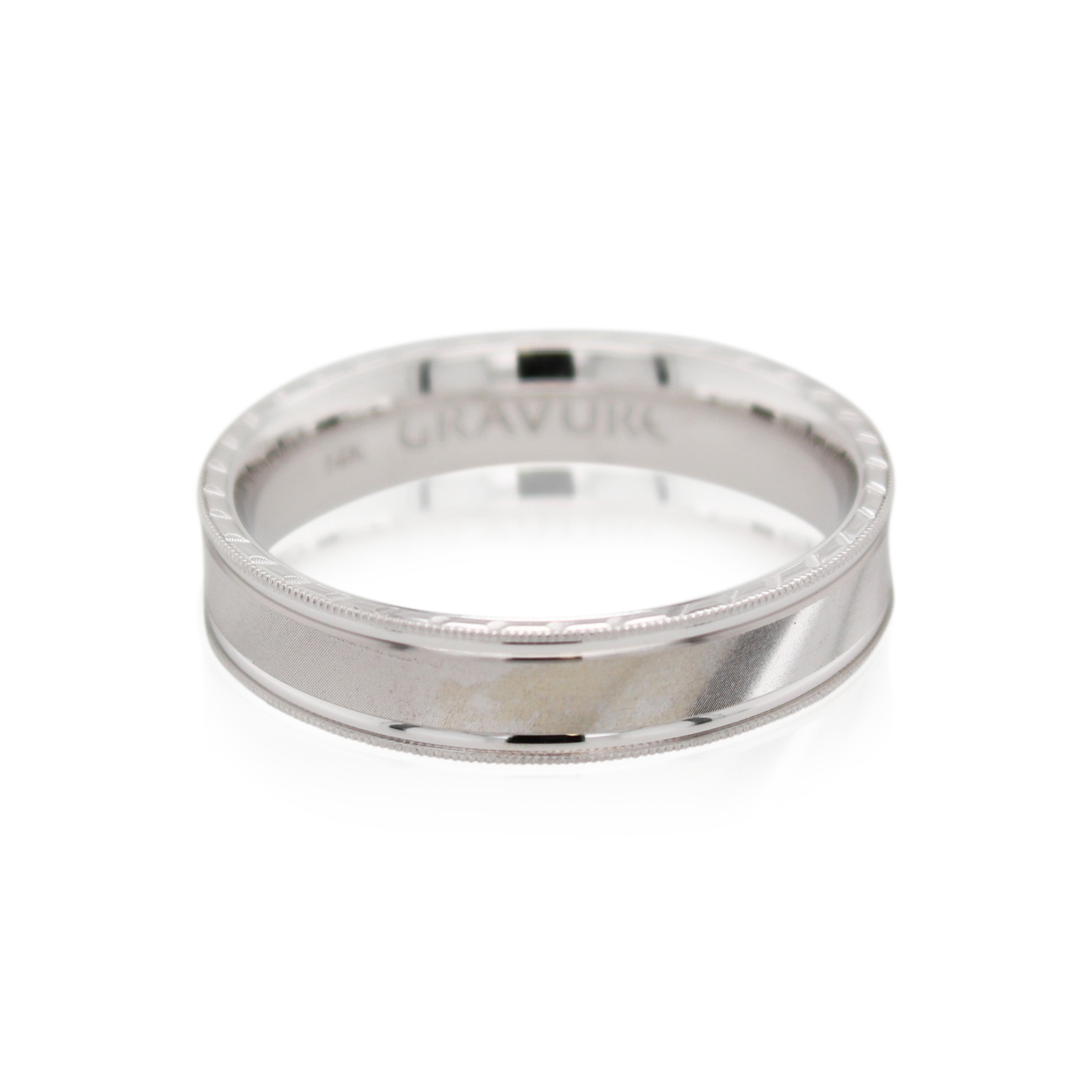 5mm White Gold Band