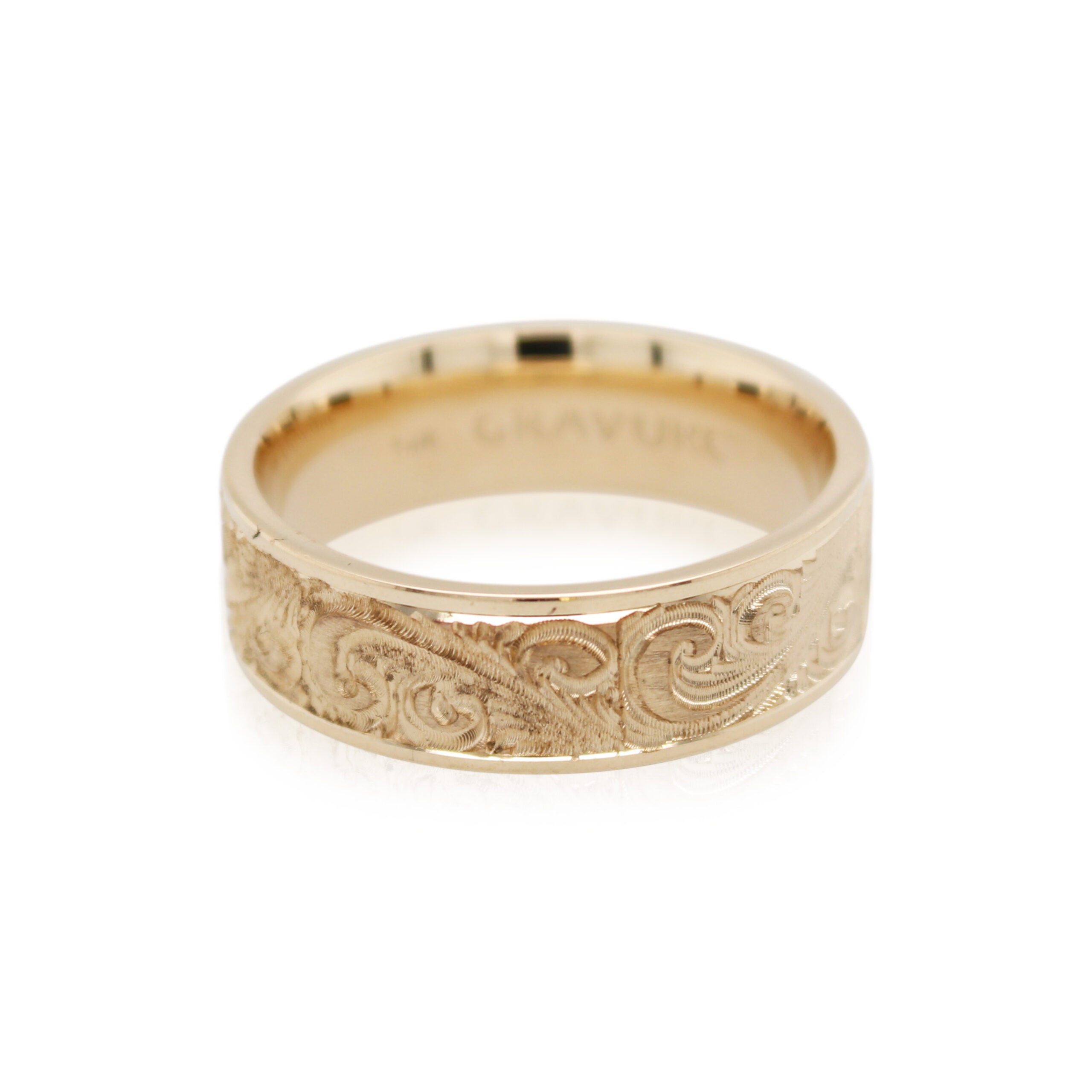 7mm Swirl Center Band