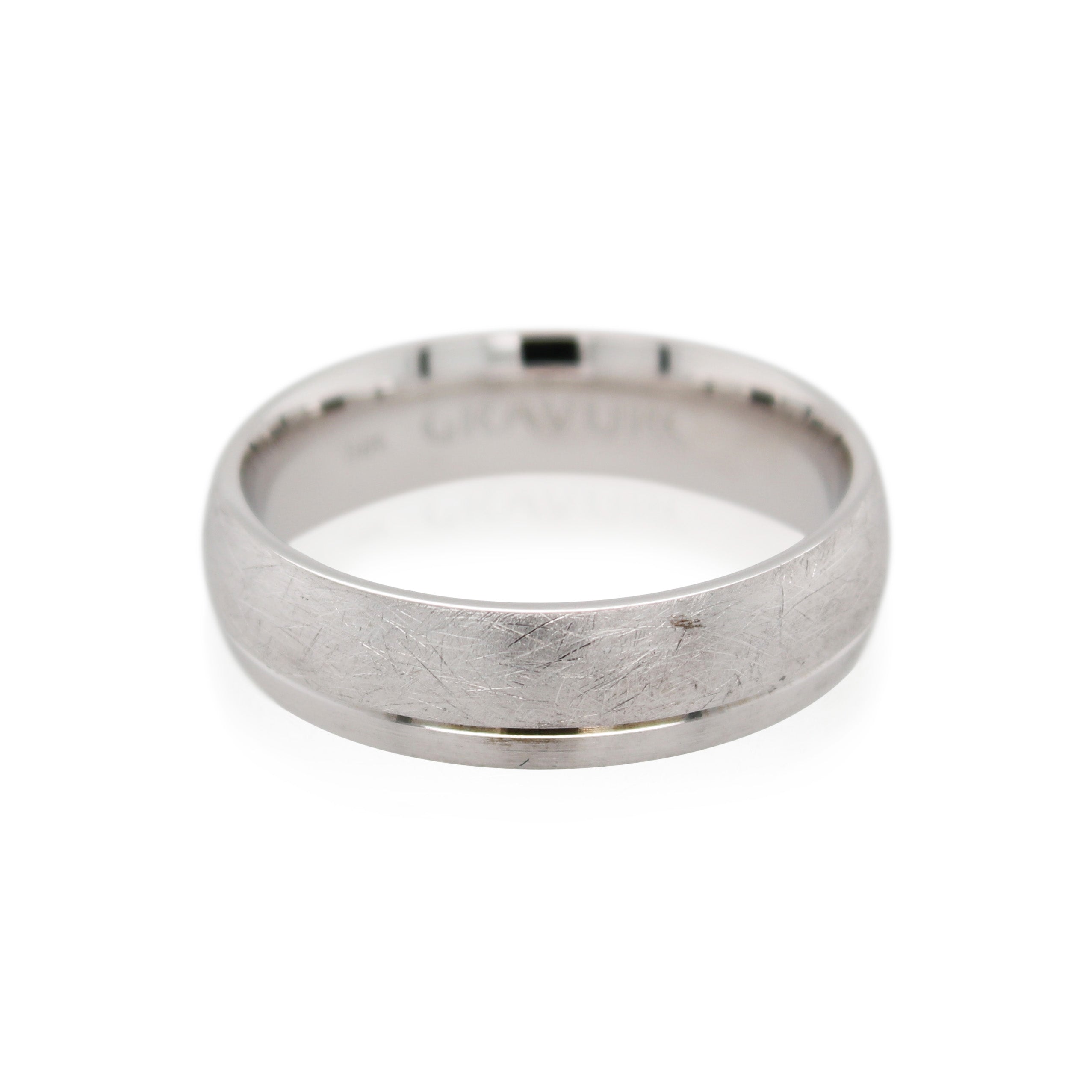 6mm Scratch and Polished Band